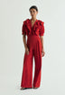 LONG JUMPSUIT WITH RUFFLES
