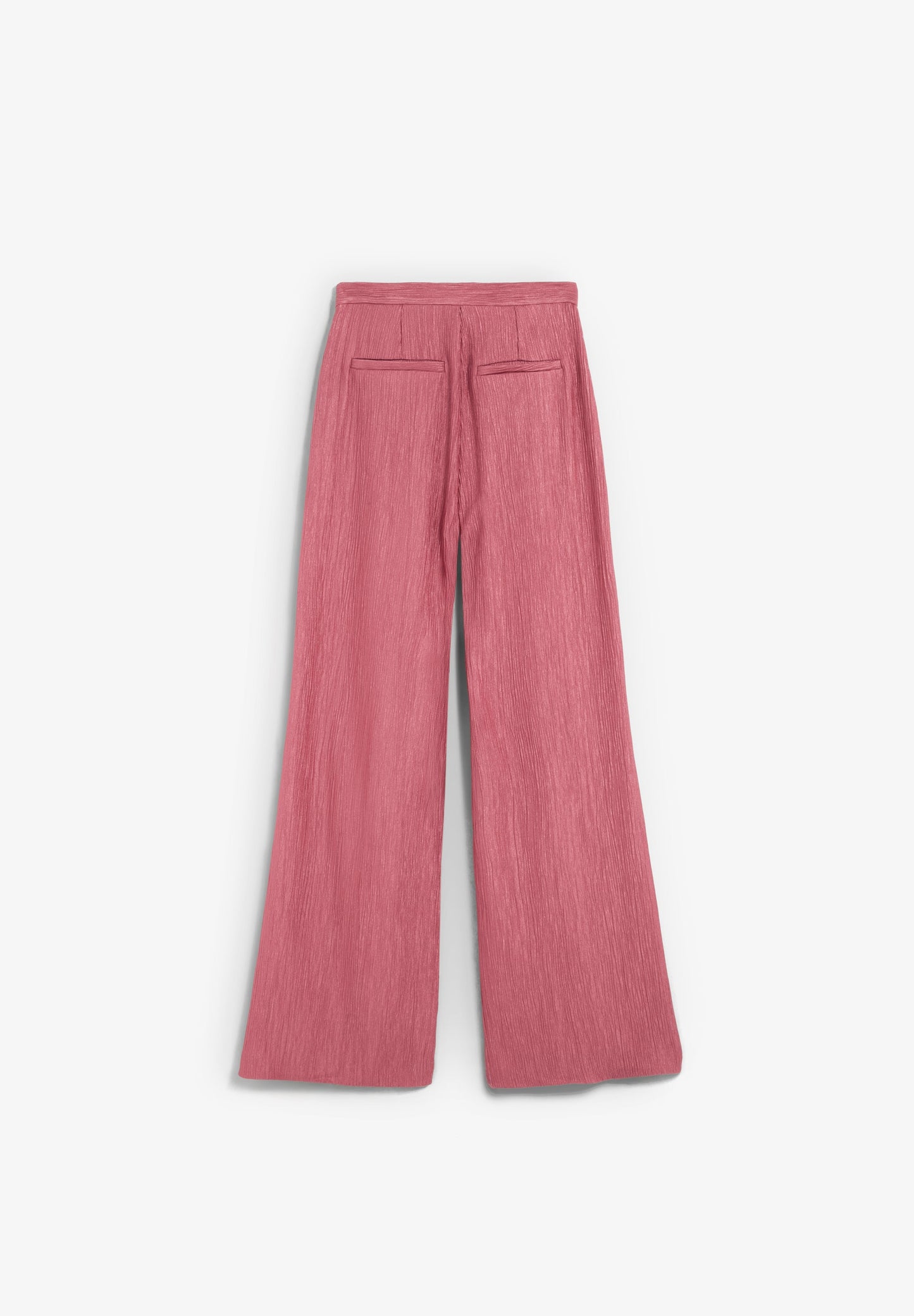 TEXTURED DRAPED TROUSERS