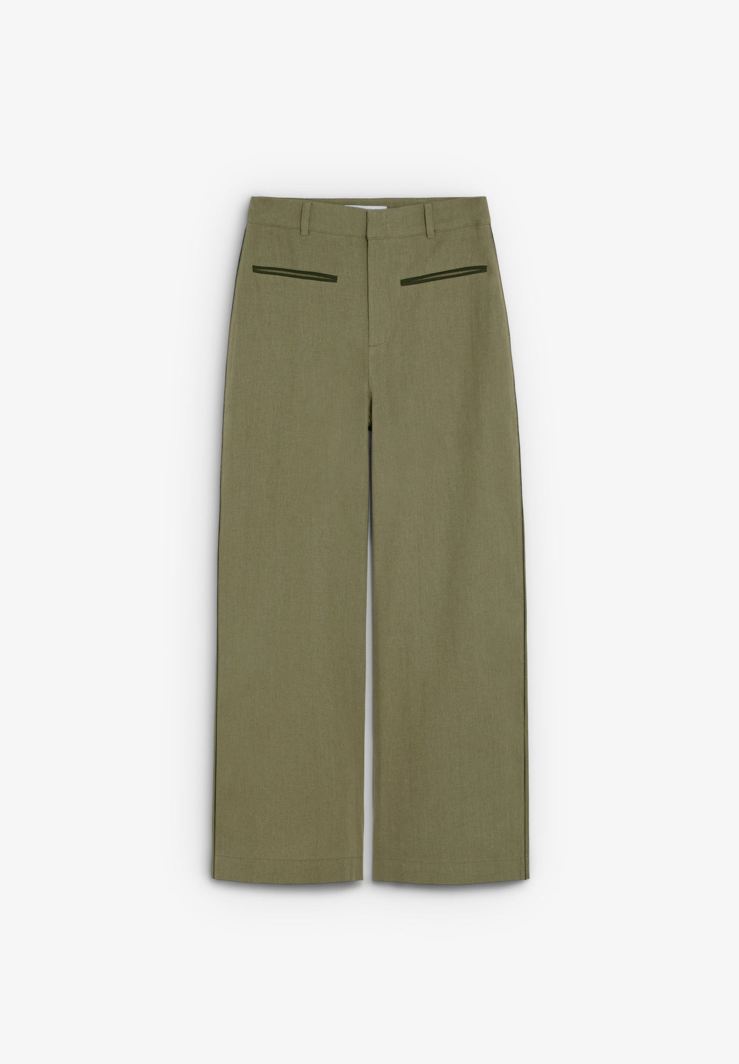 TROUSERS WITH CONTRAST POCKETS