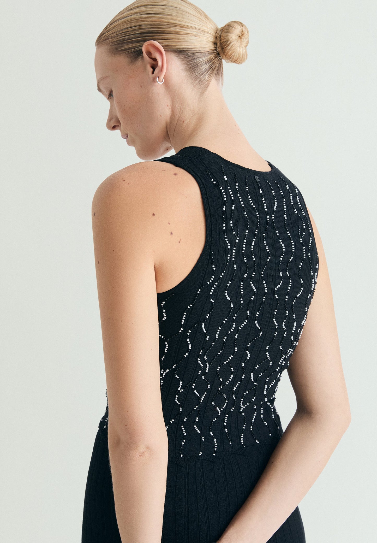 SCBEADS KNIT TOP