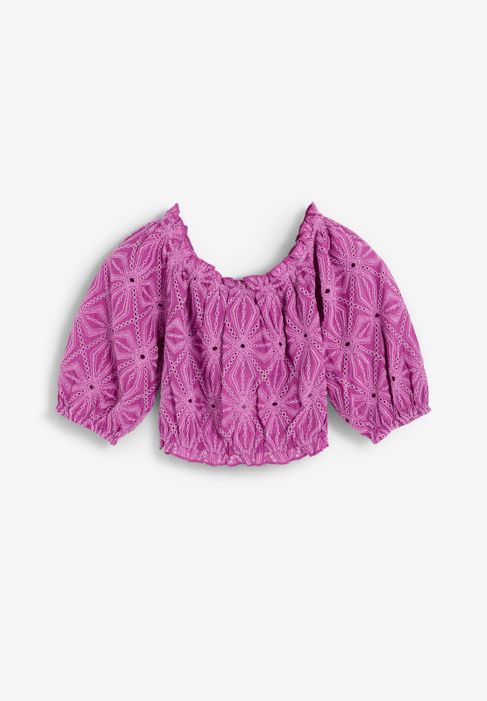 OPENWORK BOAT NECK TOP