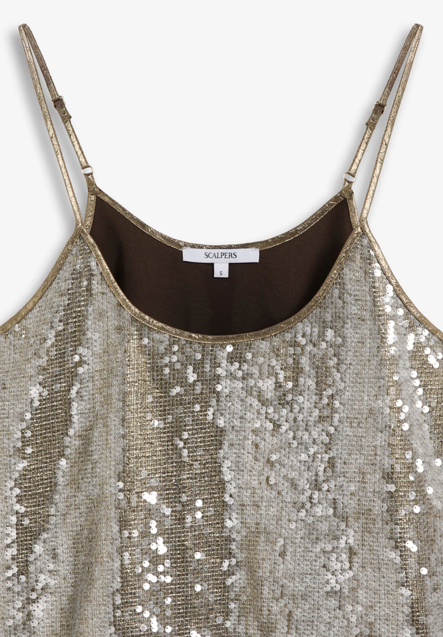 SCSEQUINS GOLD TOP