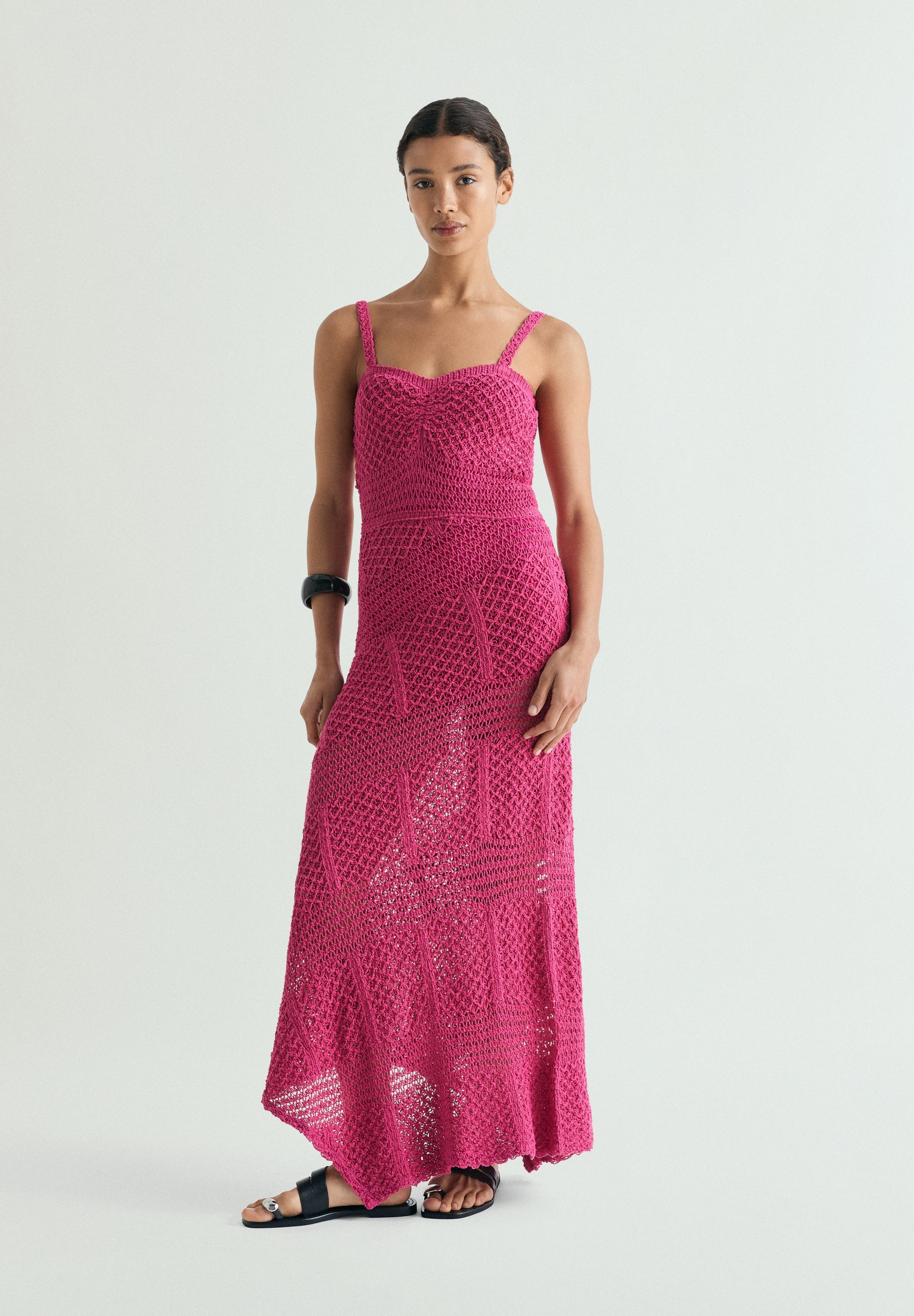 SCSTRAP CROCHET DRESS
