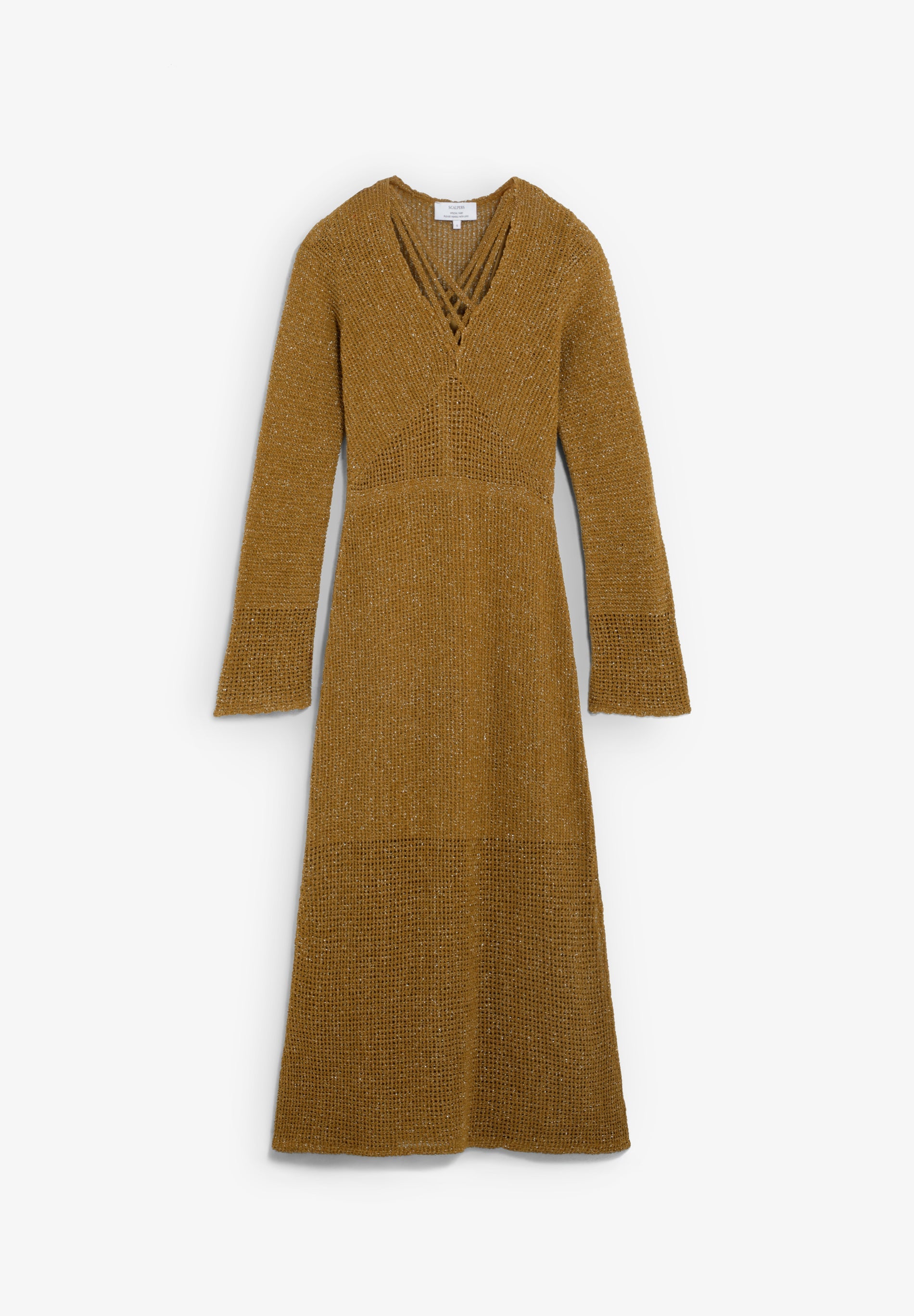 SCGOLD CROCHET DRESS