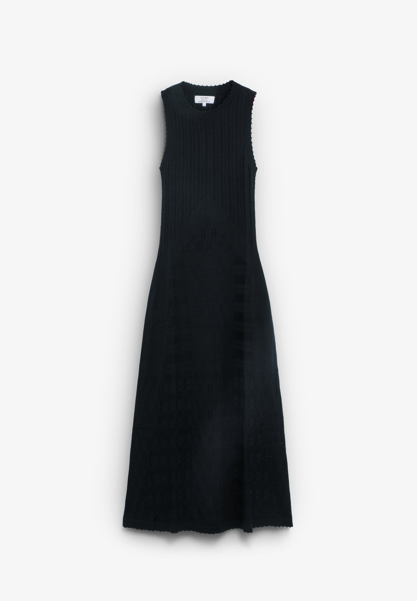 OPENWORK KNIT DRESS