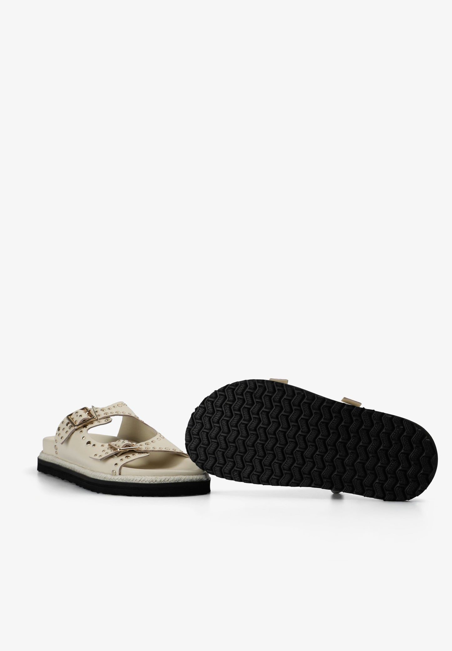 DOUBLE BUCKLE SANDALS
