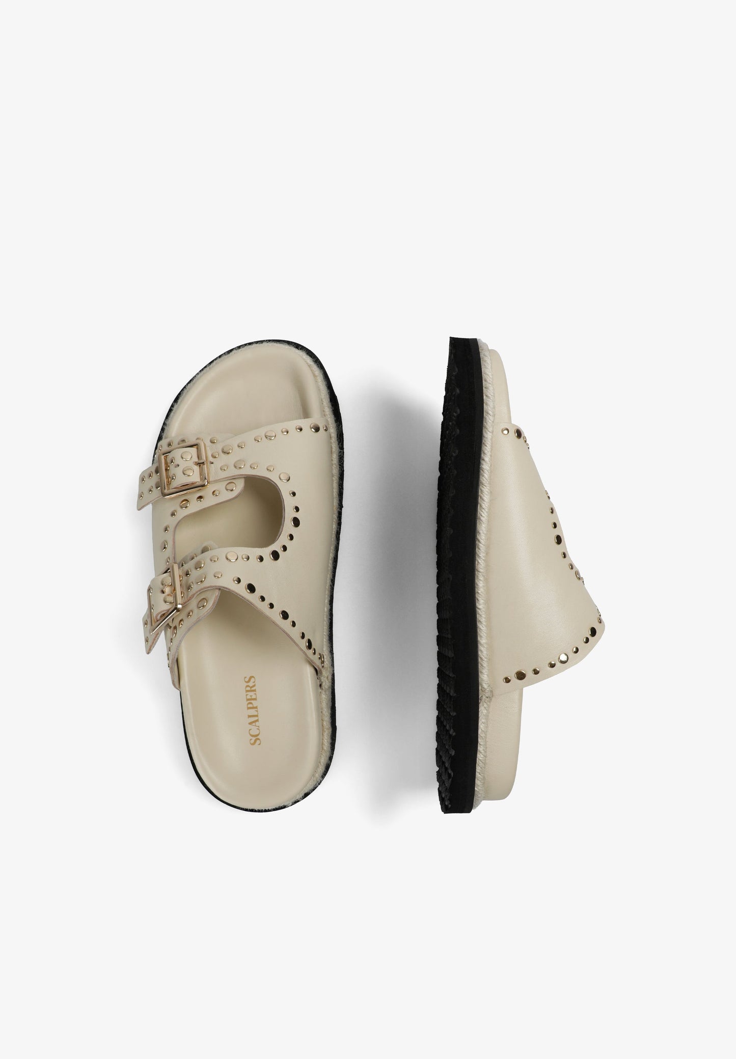 DOUBLE BUCKLE SANDALS