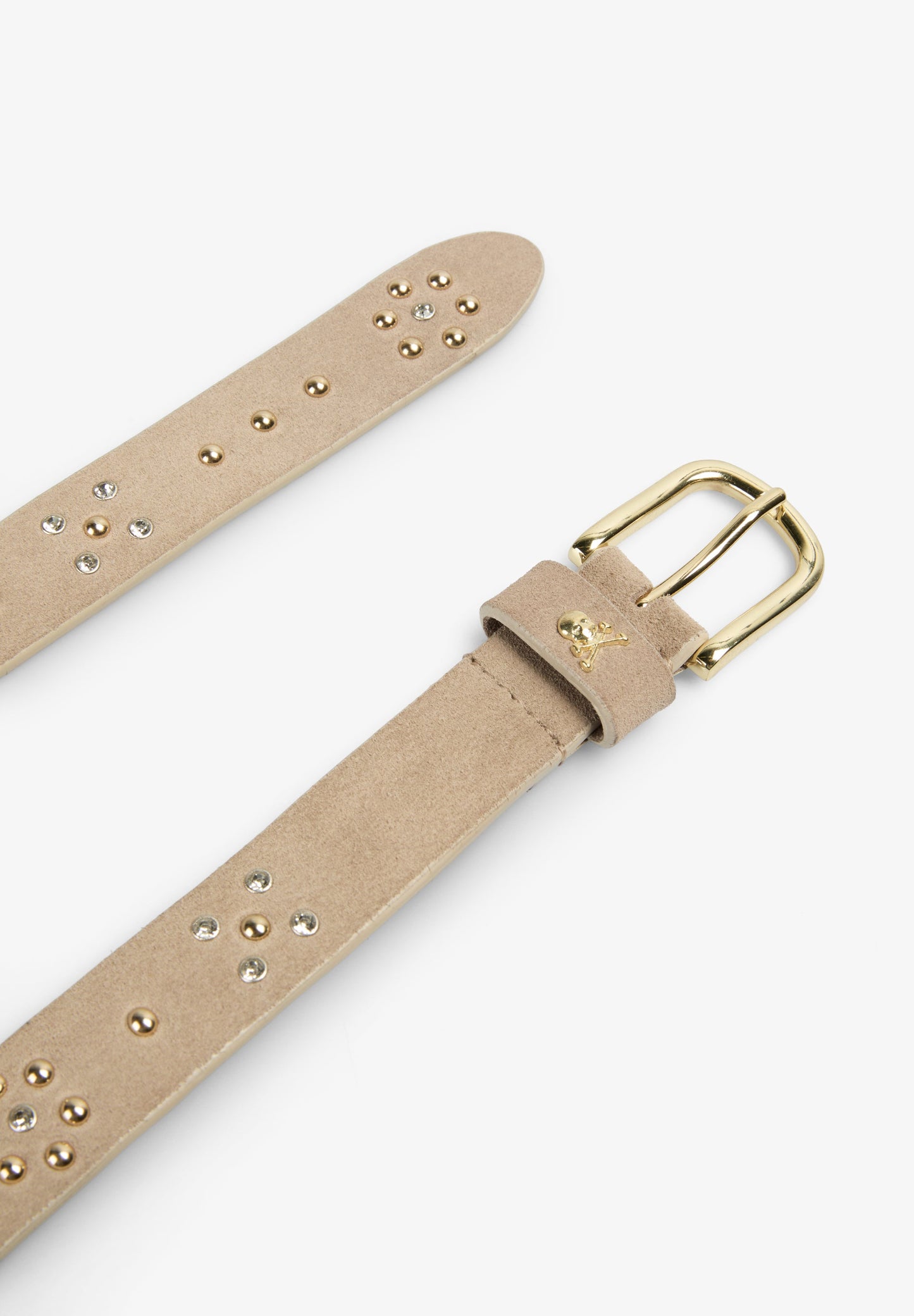 SCSTUDSTHINSUEDE BELT
