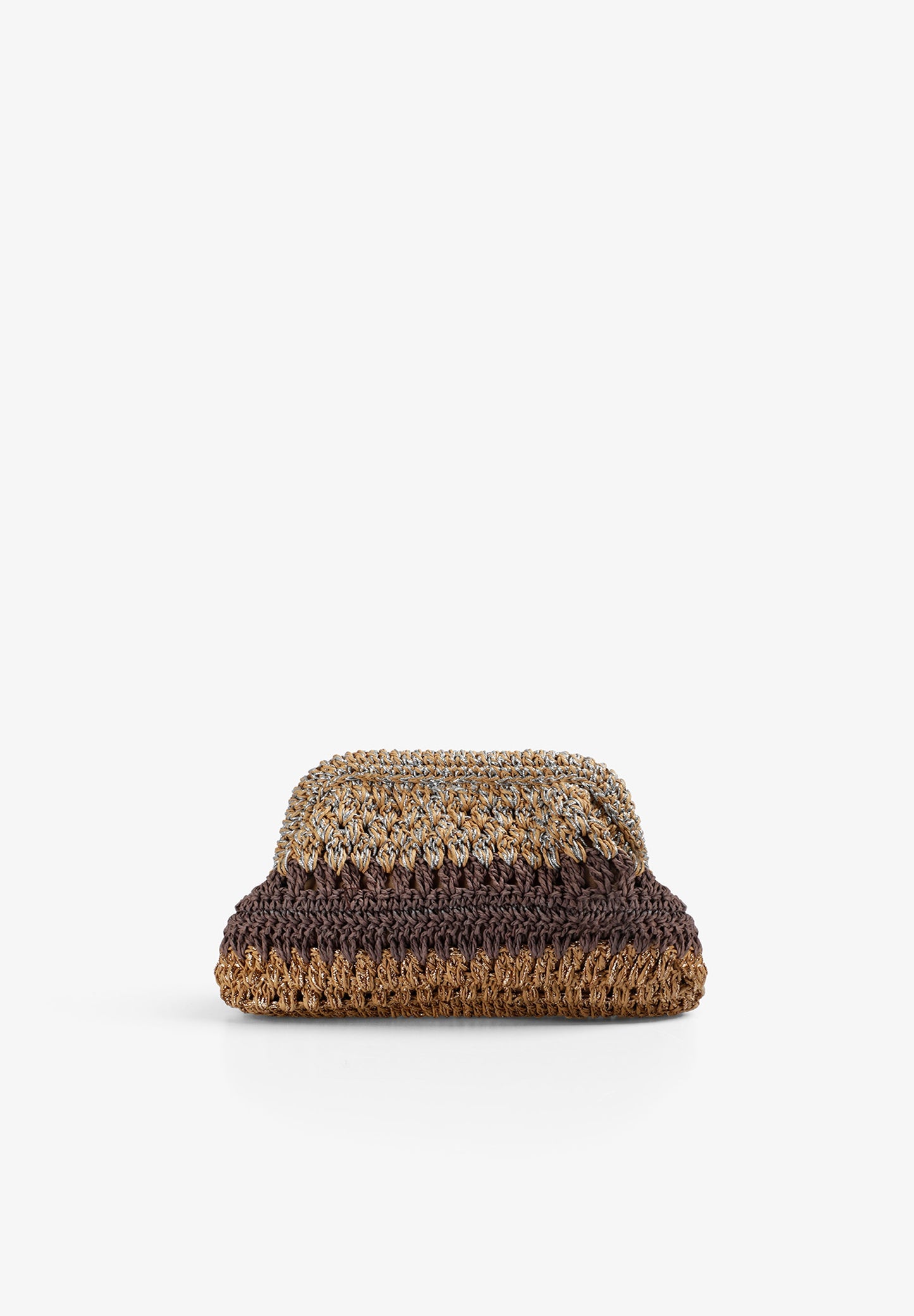 METALLIC CLUTCH BAG