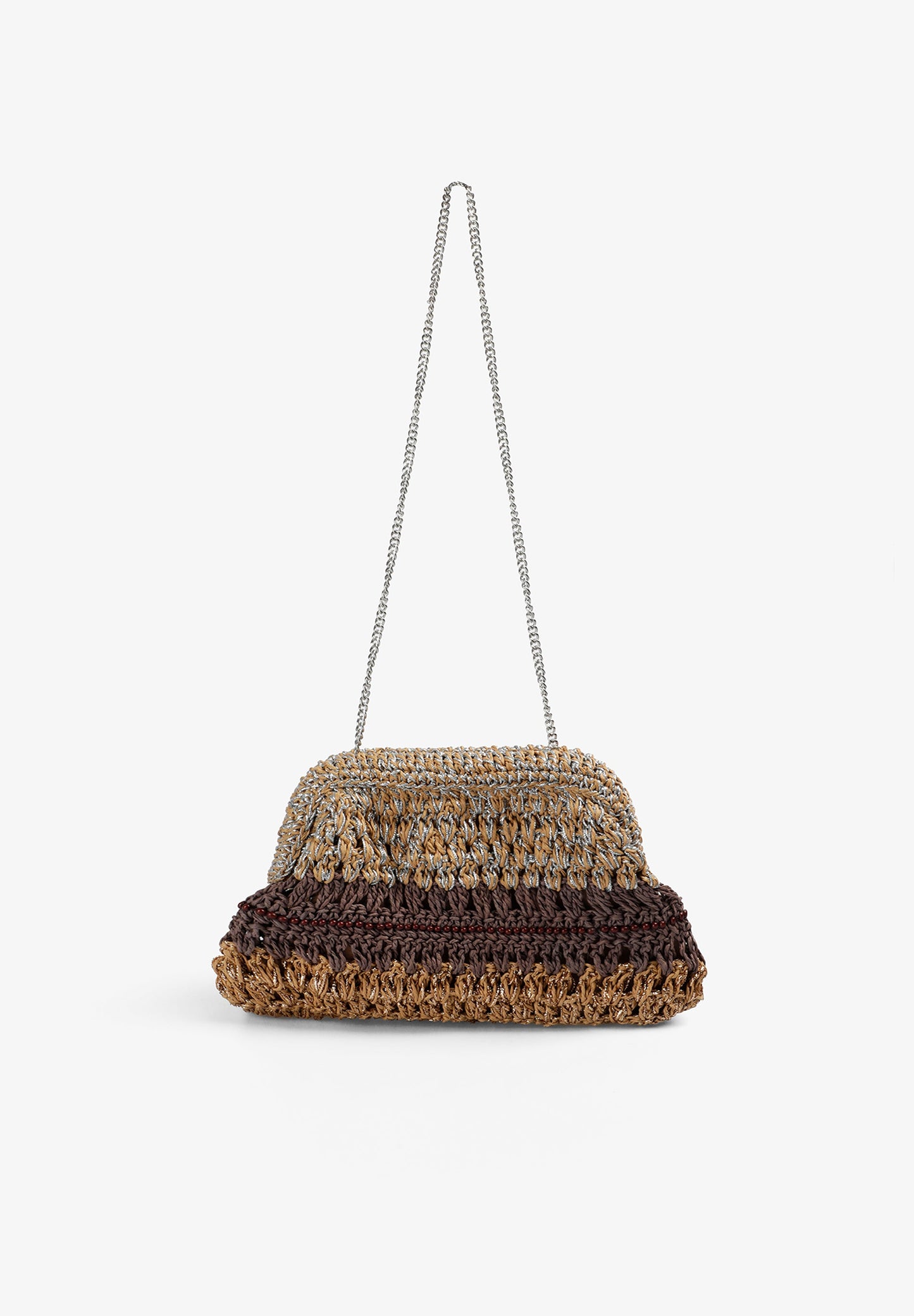 METALLIC CLUTCH BAG