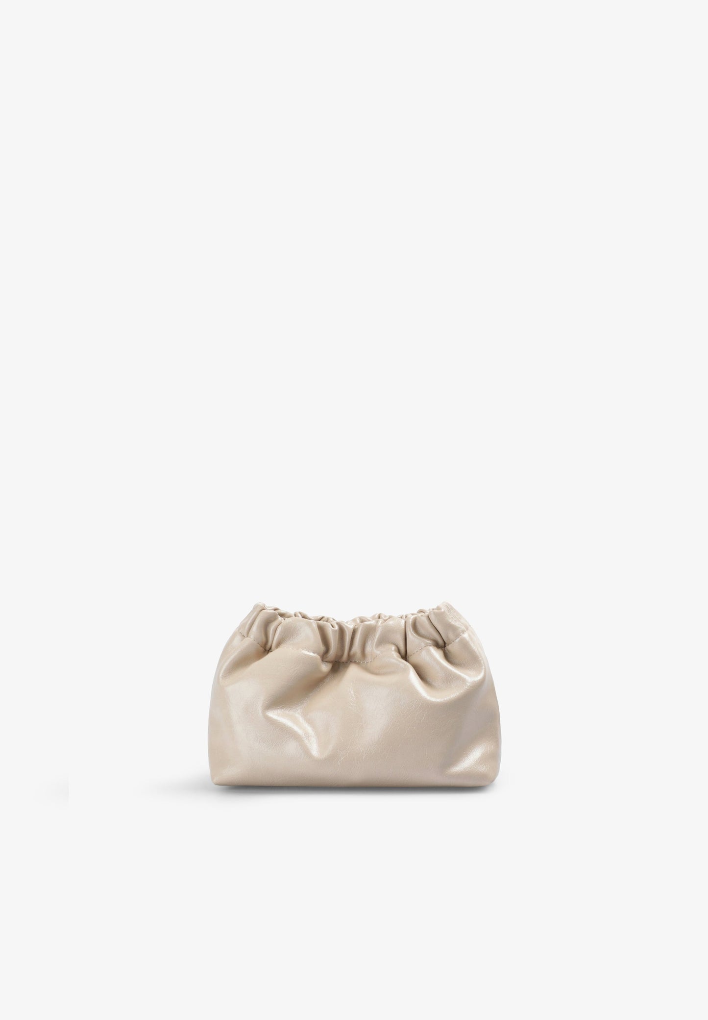 RUCHED CLUTCH BAG