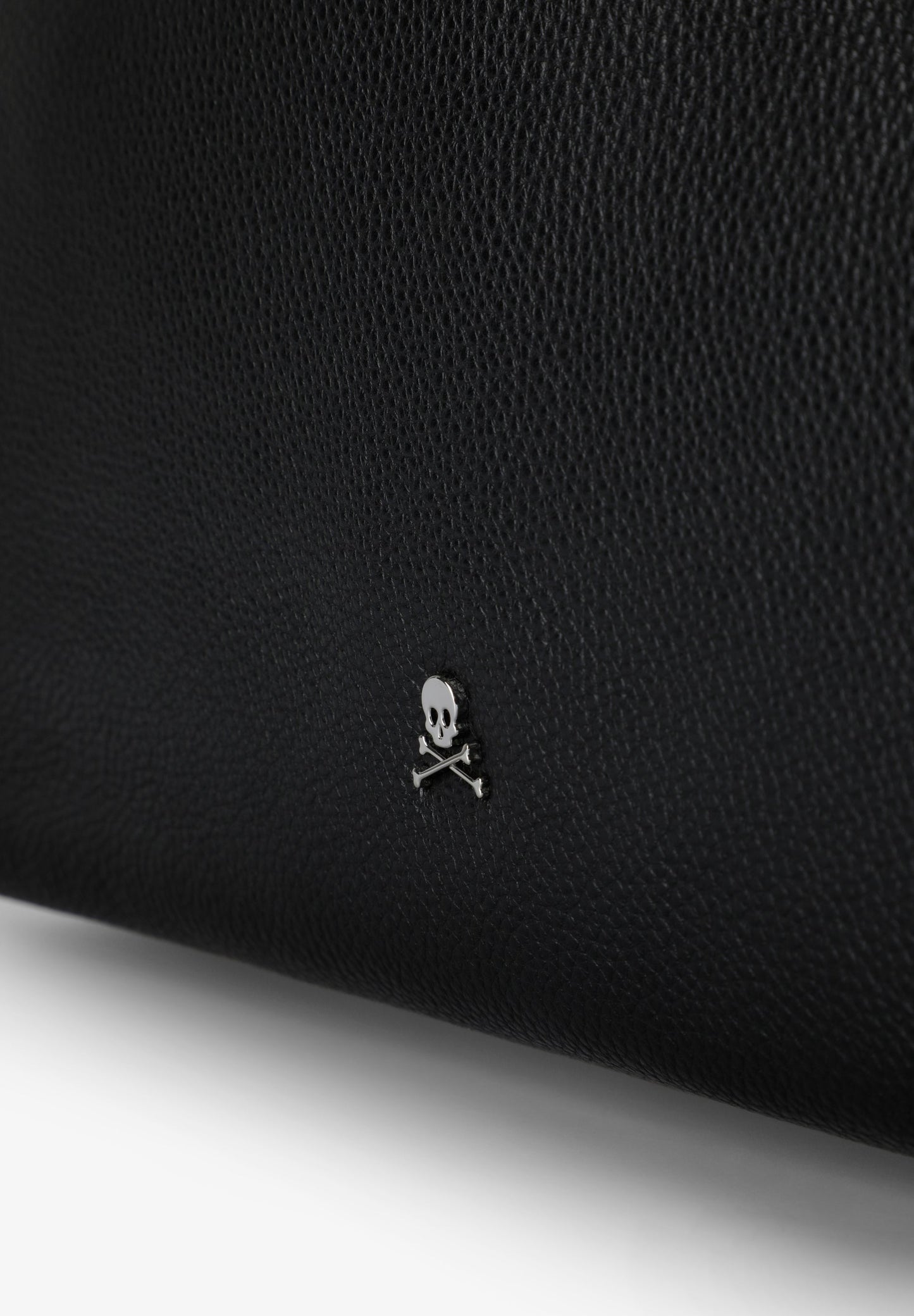 LEATHER TOTE BAG WITH APPLIQUÉS