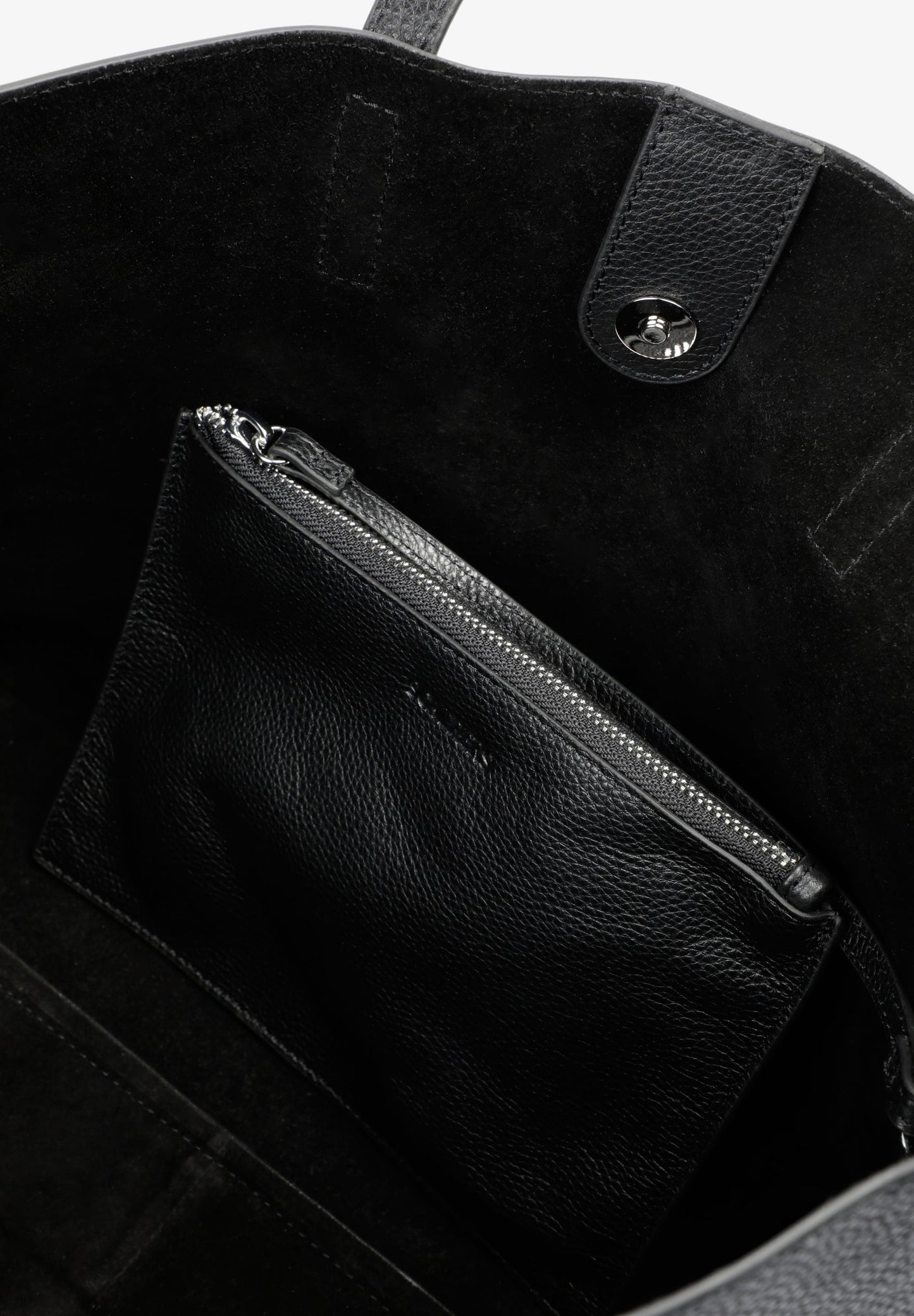 LEATHER TOTE BAG WITH APPLIQUÉS