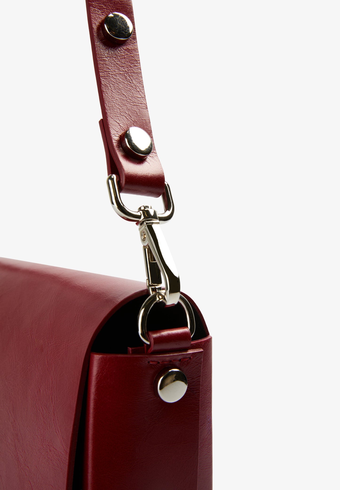 STUDDED LEATHER MINI BAG