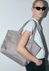 PLAIN-COLOURED TOTE BAG