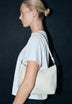 PLAIN BAG WITH BRAIDED HANDLE