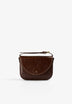 BRAIDED LEATHER CROSSBODY BAG
