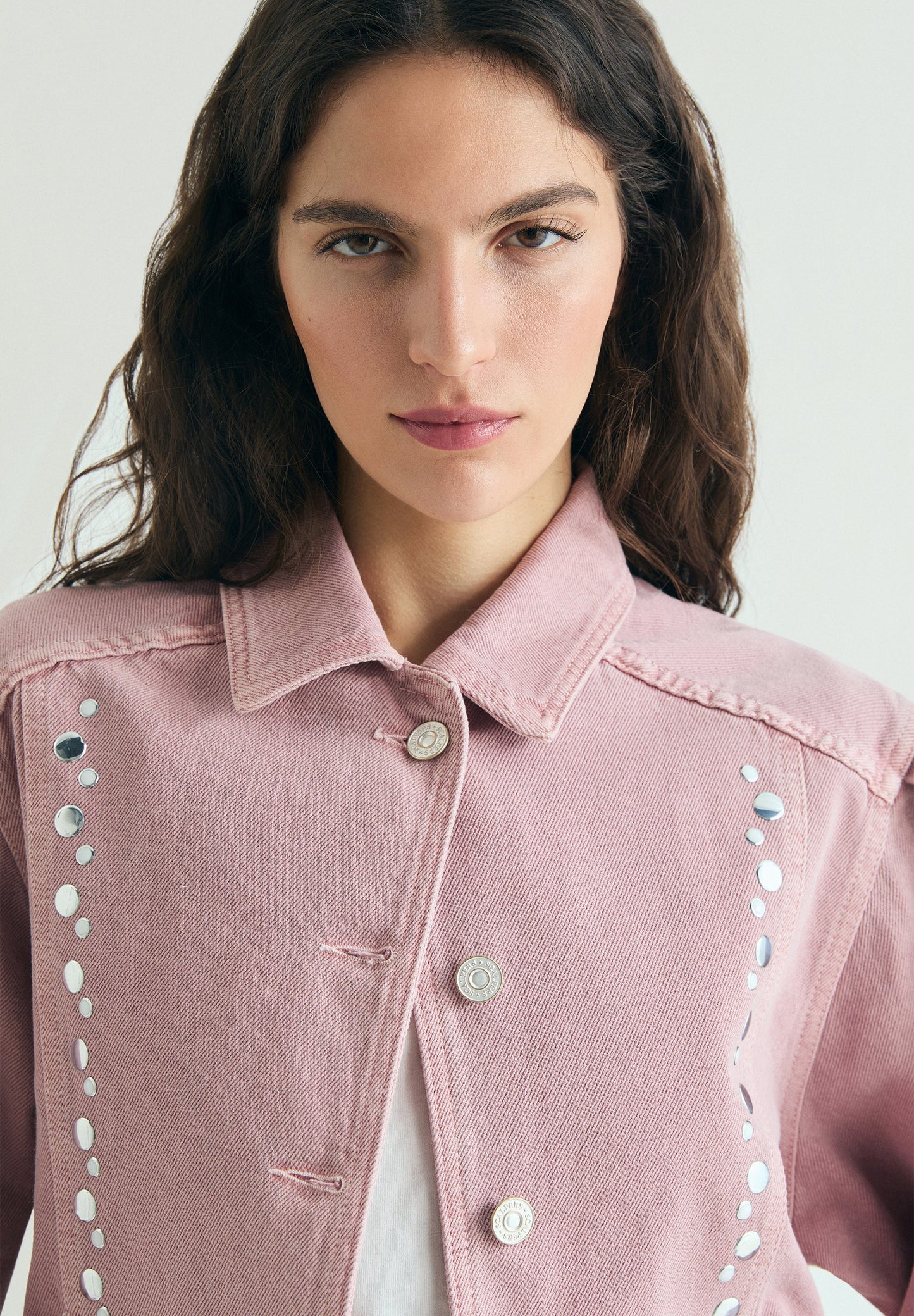 STUDDED DENIM JACKET