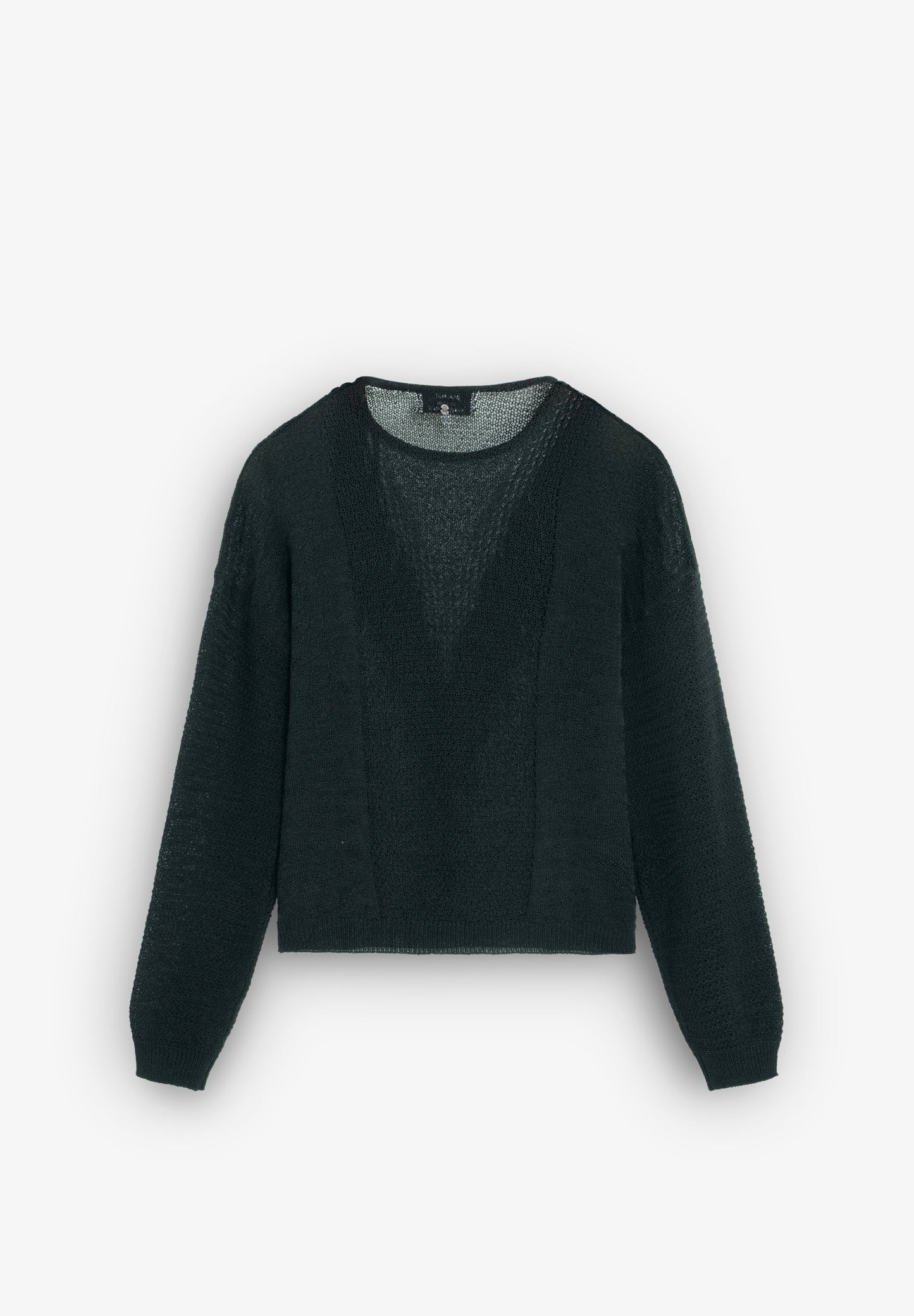 OPENWORK JUMPER WITH FRINGES