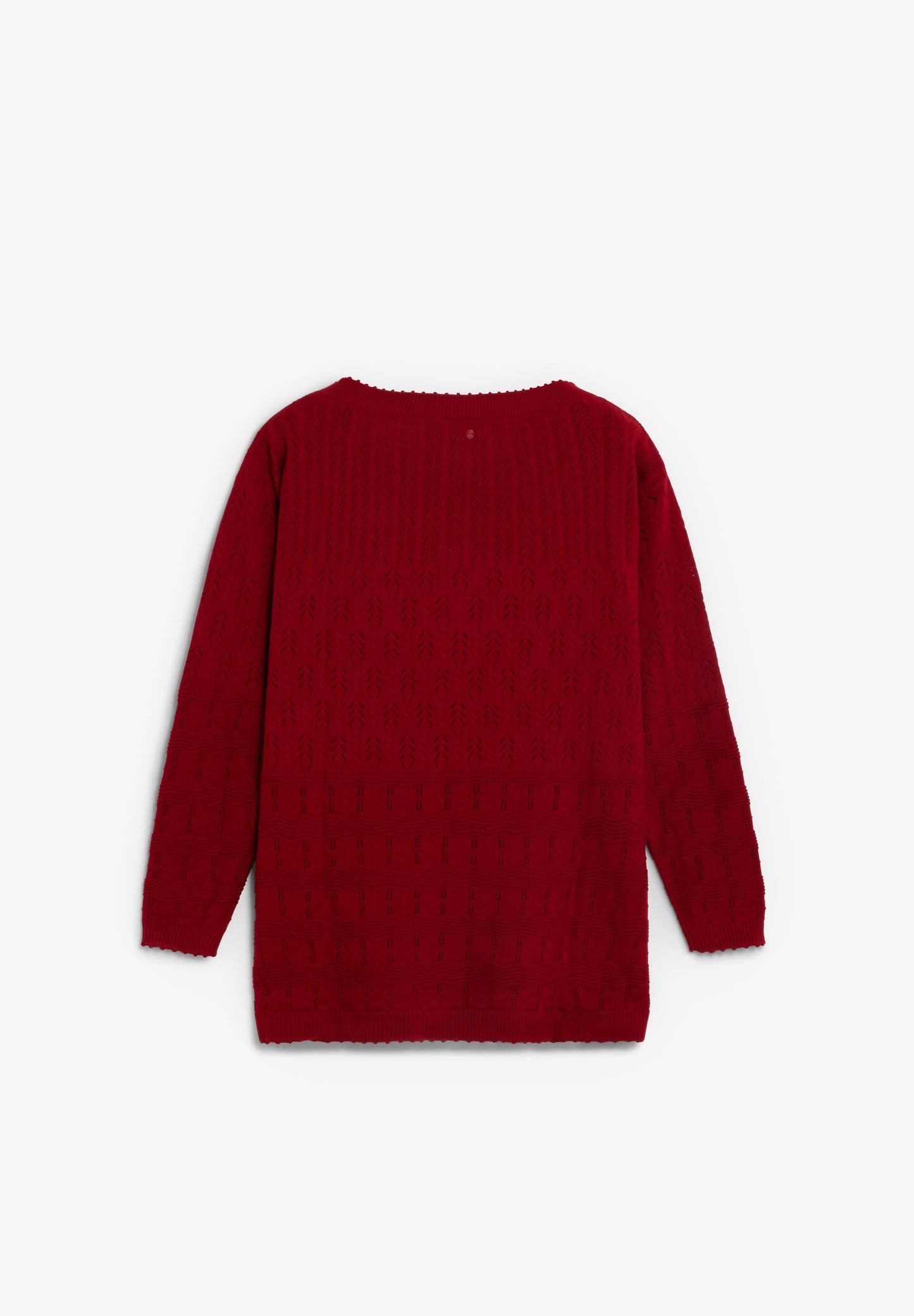 POINTELLE CUT-OUT SWEATER