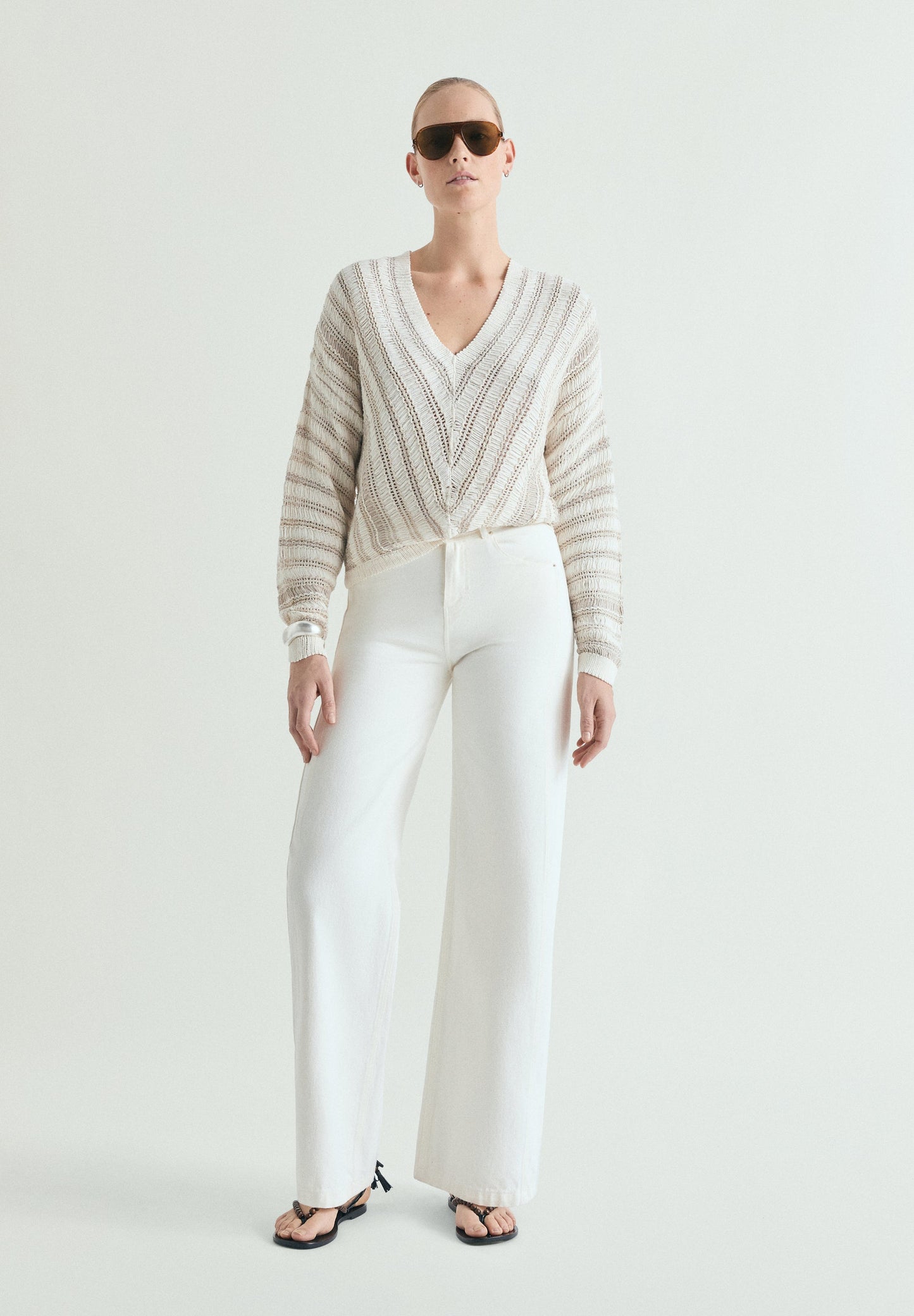 MULTICOLOUR STRIPED SWEATER