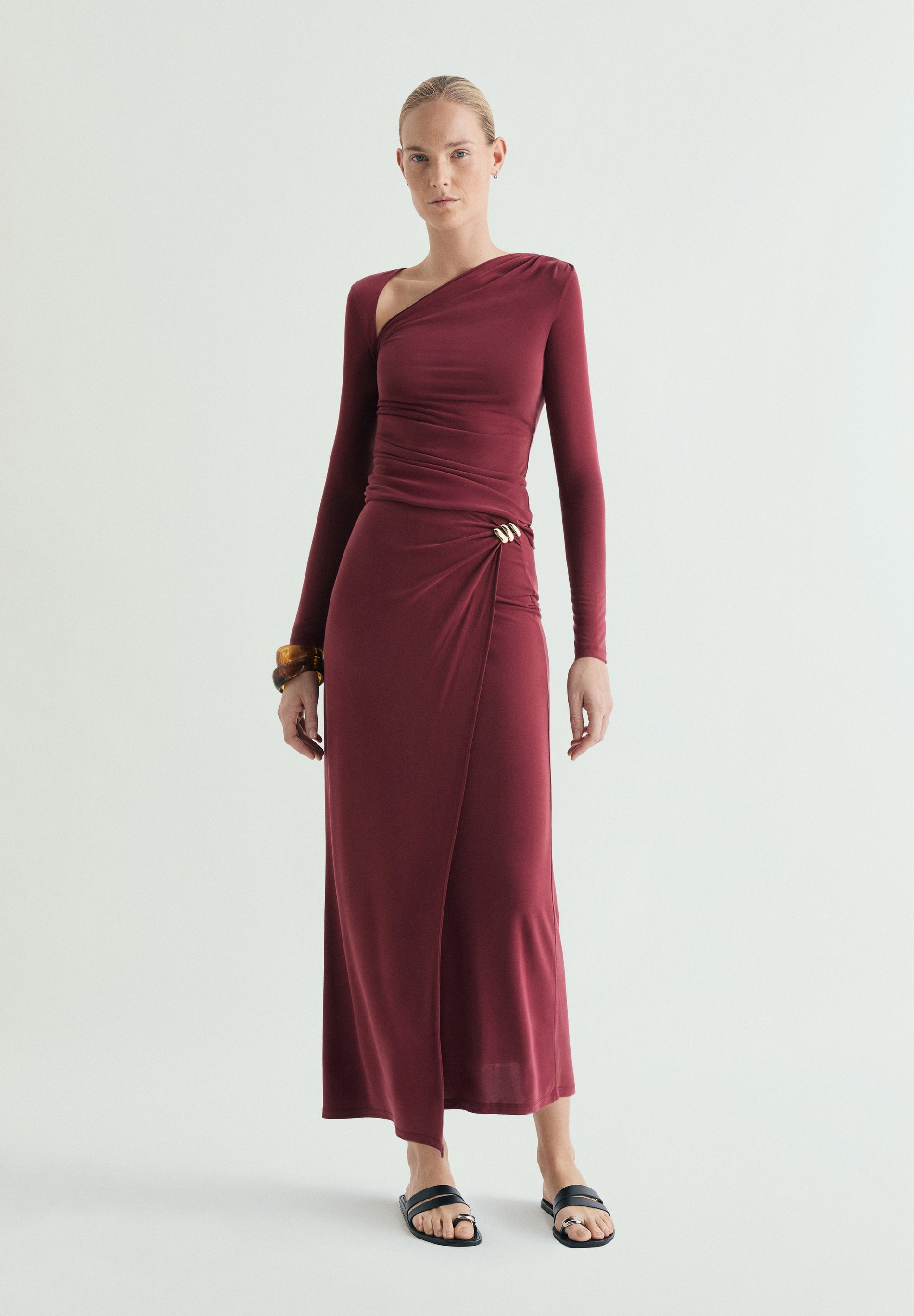 CUPRO BROOCH SKIRT