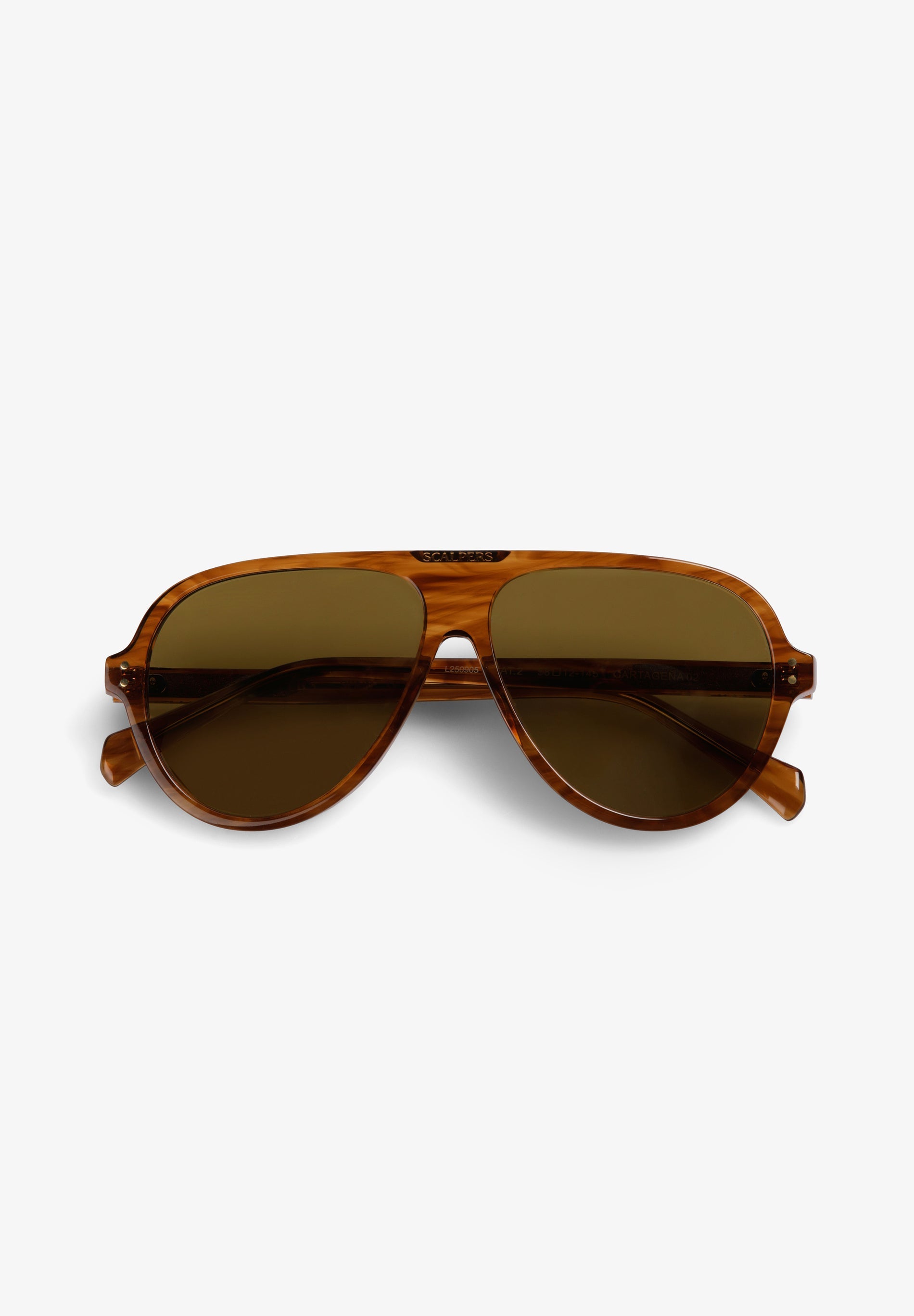TORTOISESHELL AVIATOR SUNGLASSES