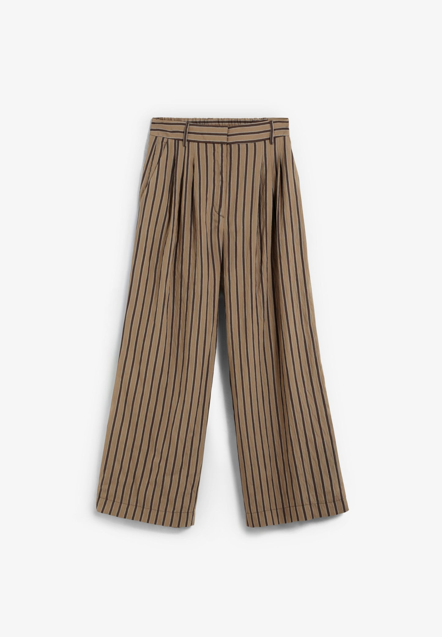 STRIPED TROUSERS WITH DARTS