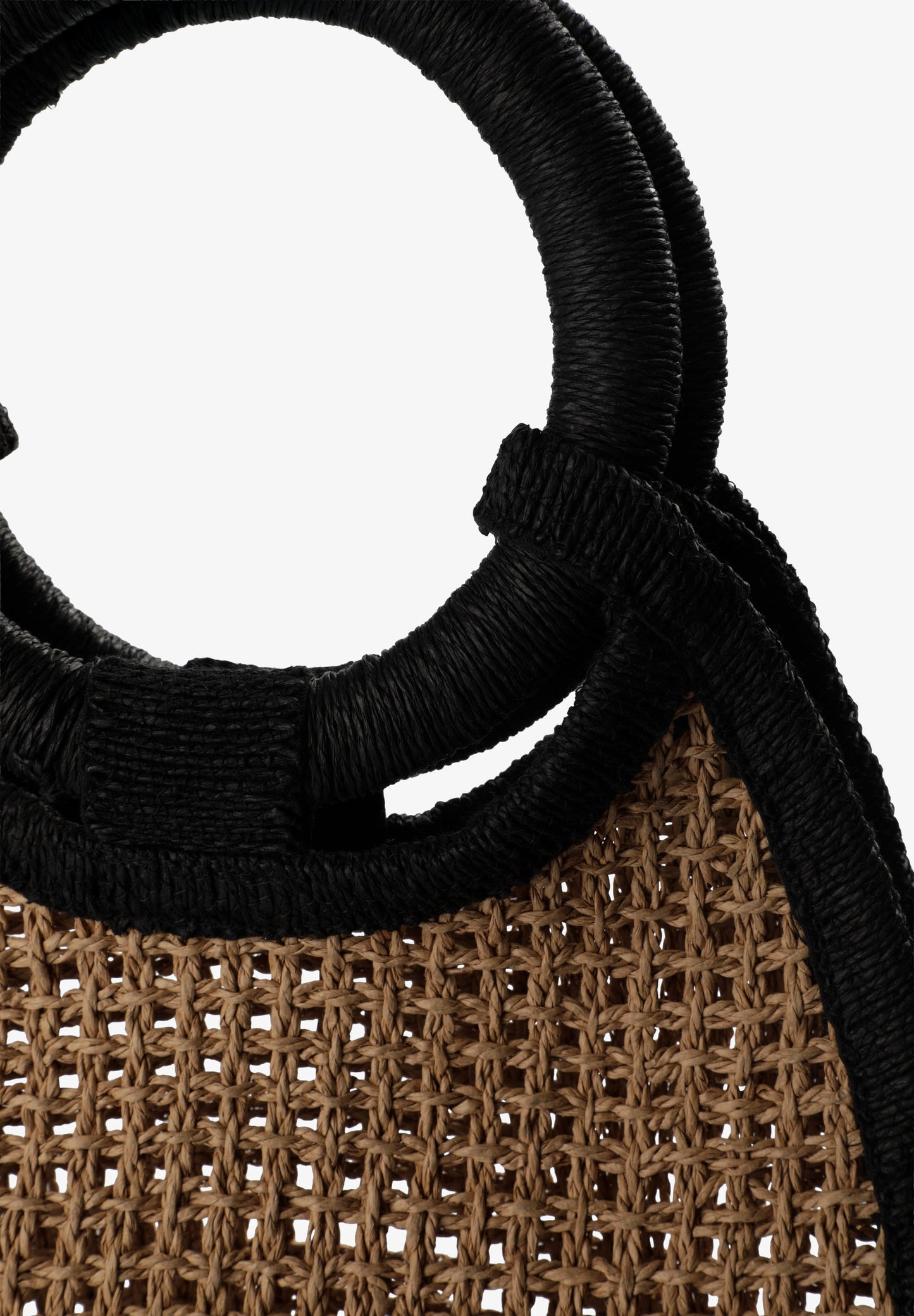 BRAIDED TRIANGULAR BAG