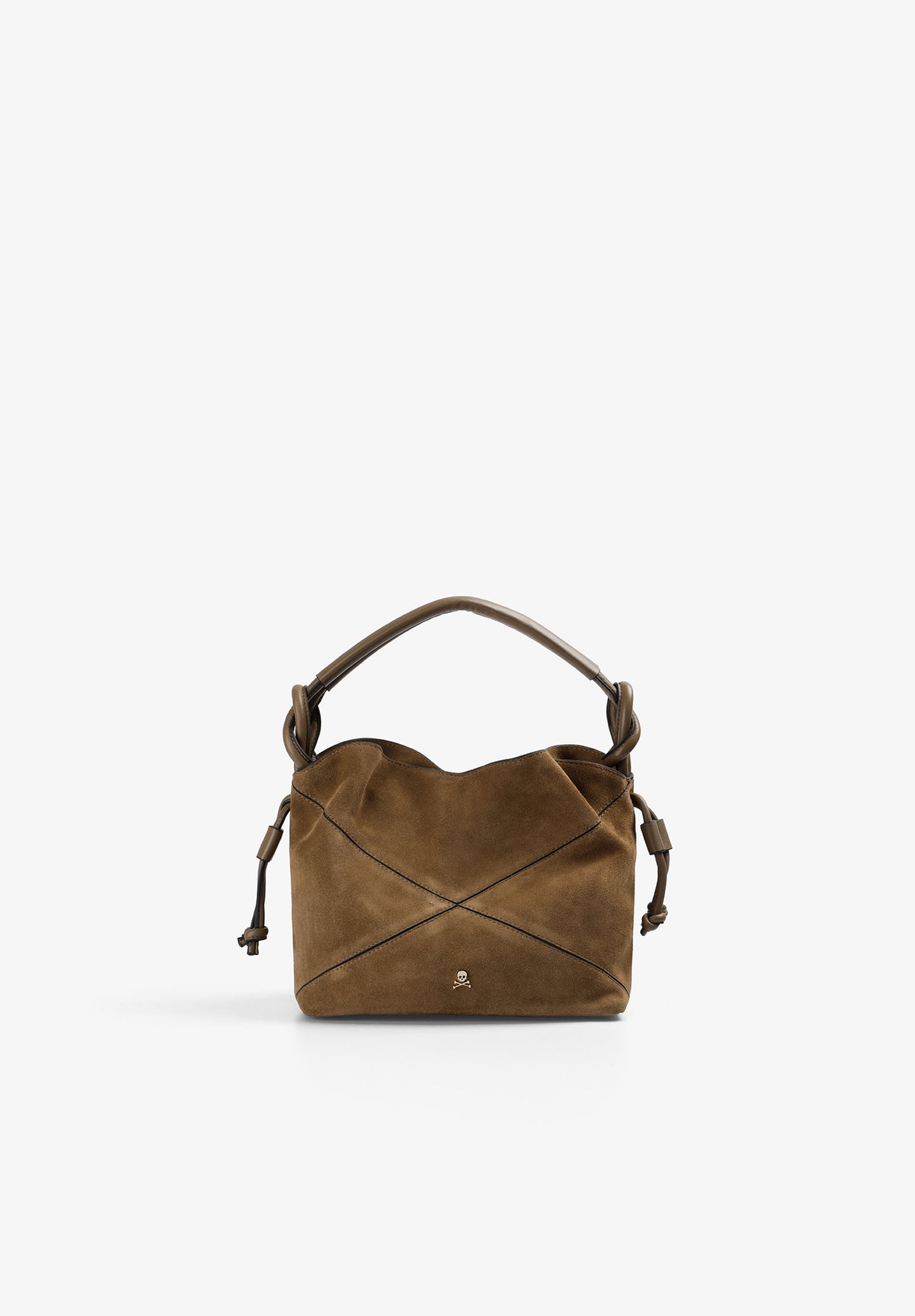 LEATHER BUCKET BAG