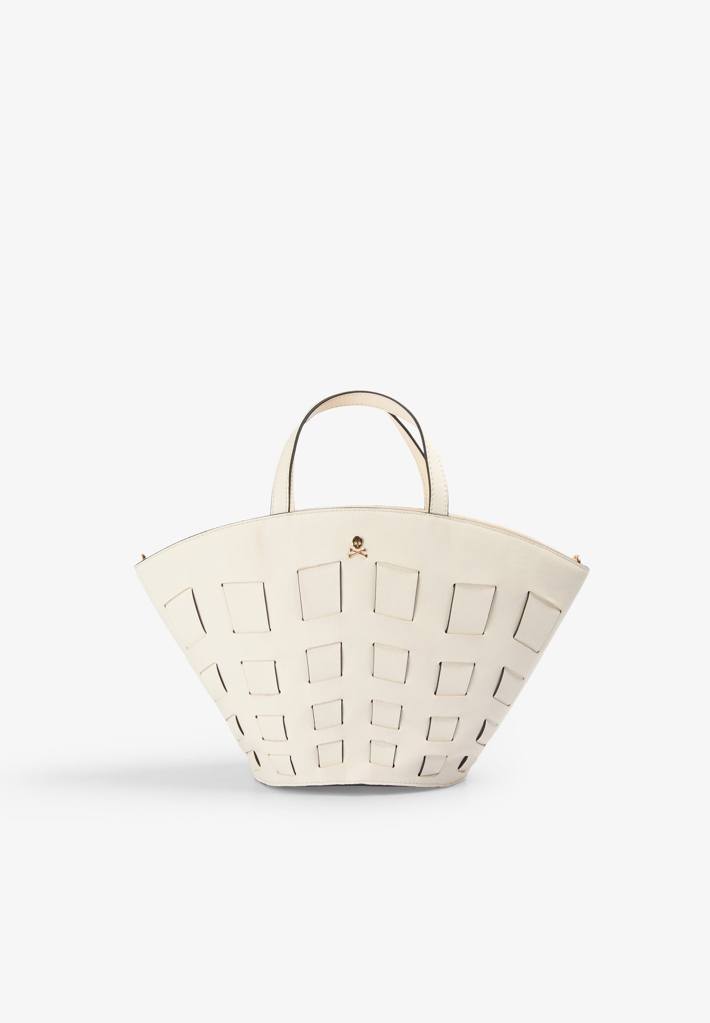 GEOMETRIC LEATHER BAG