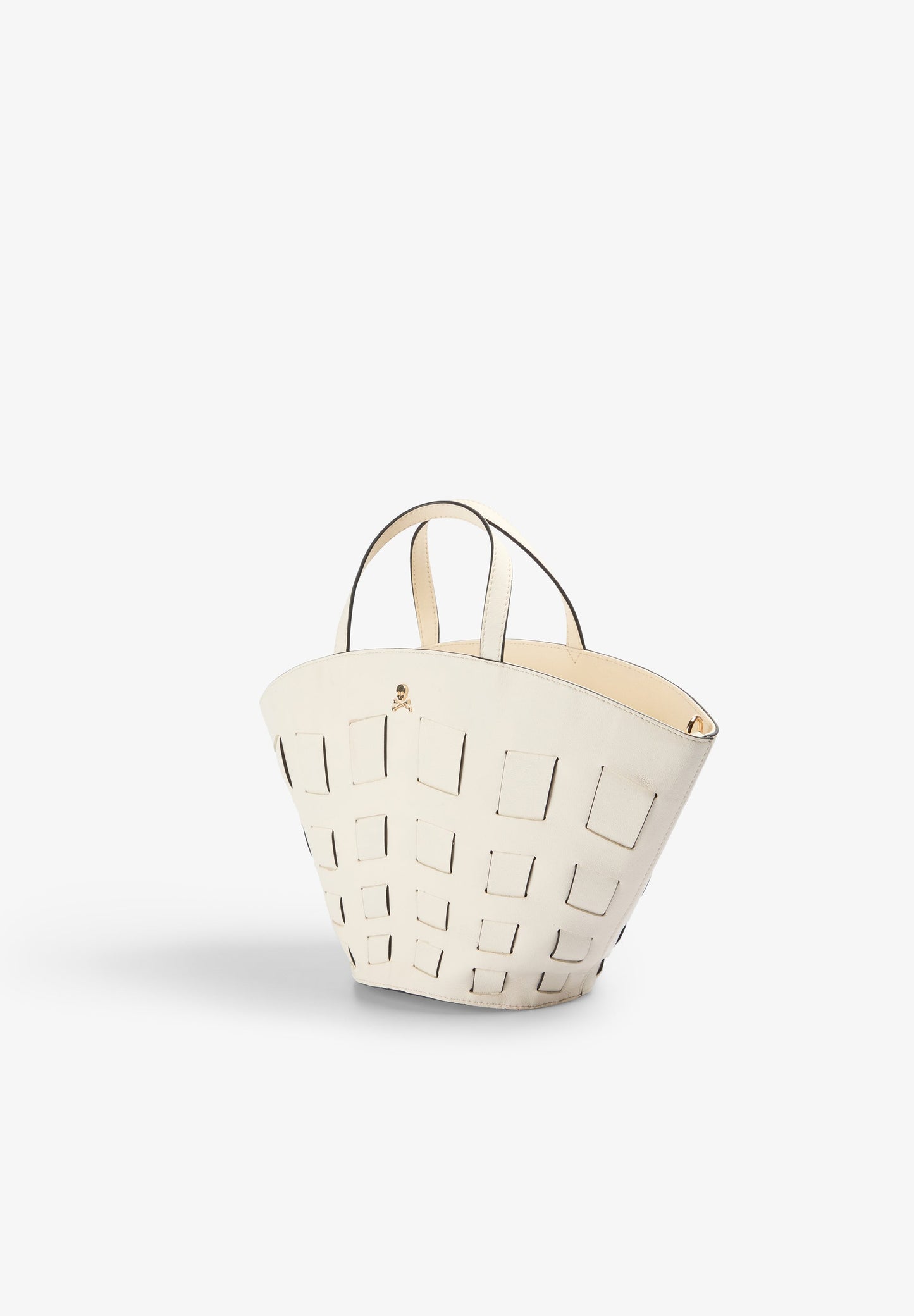 GEOMETRIC LEATHER BAG