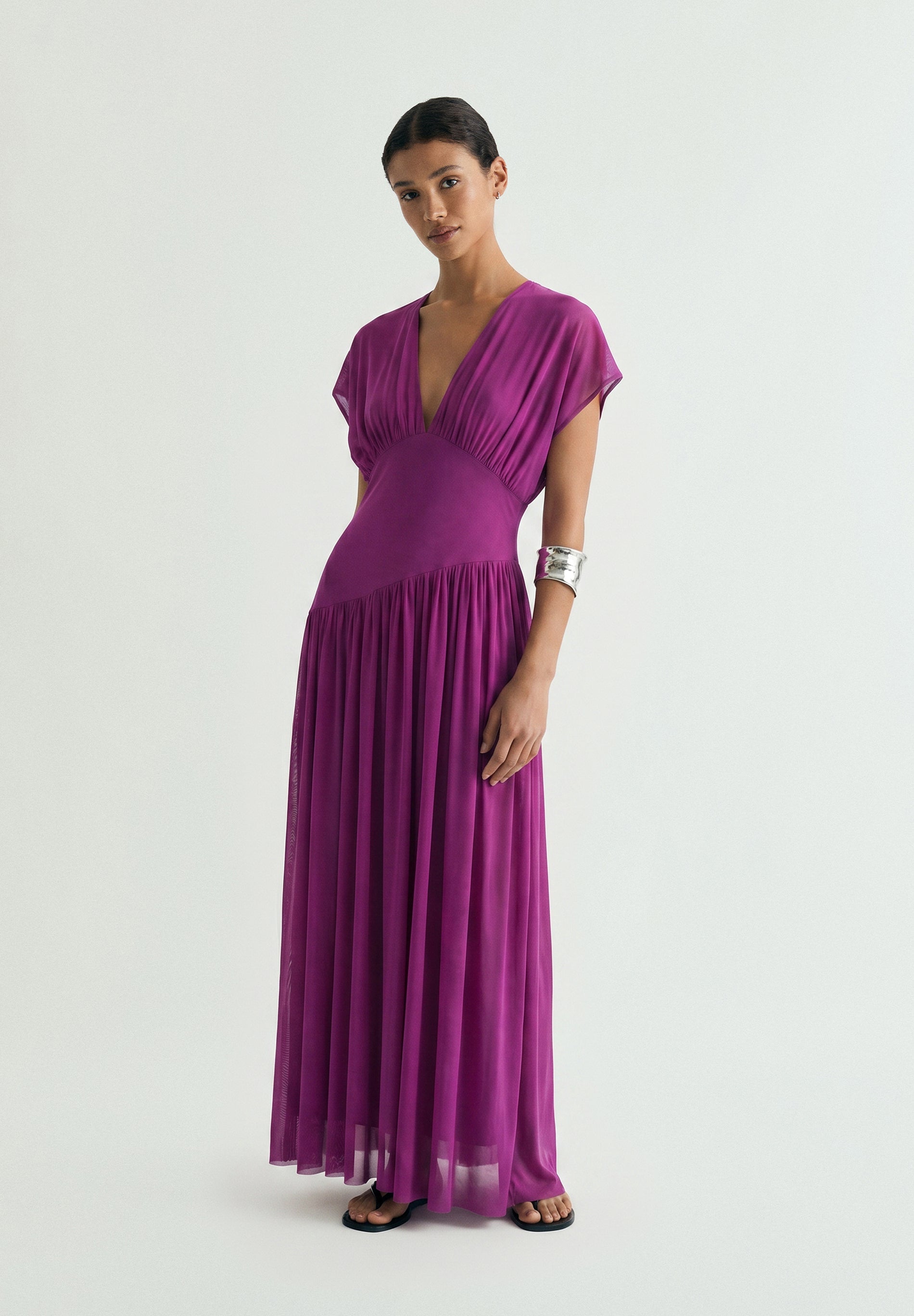 SCMESH BELT DRESS