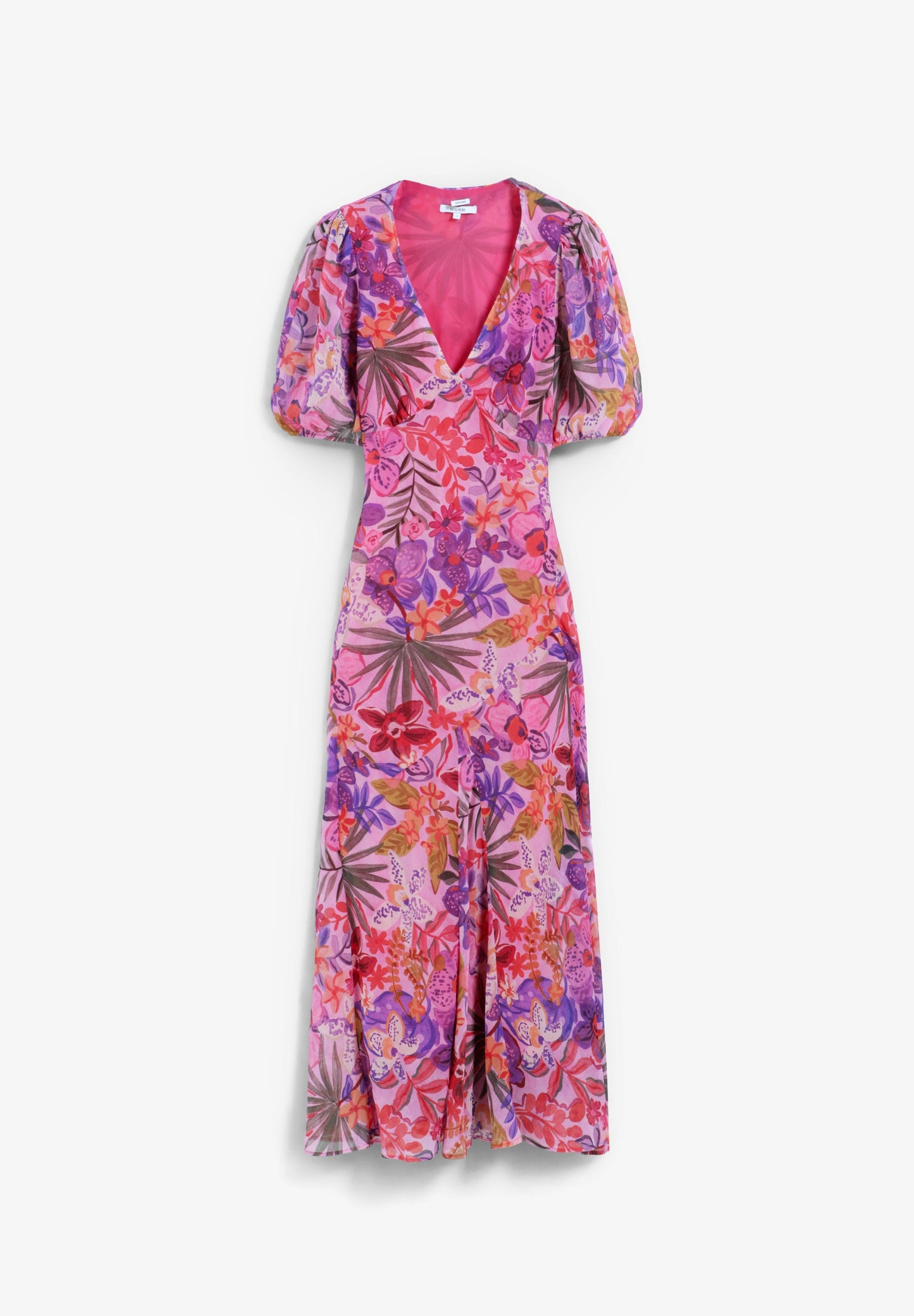 FLORAL PRINT MAXI DRESS