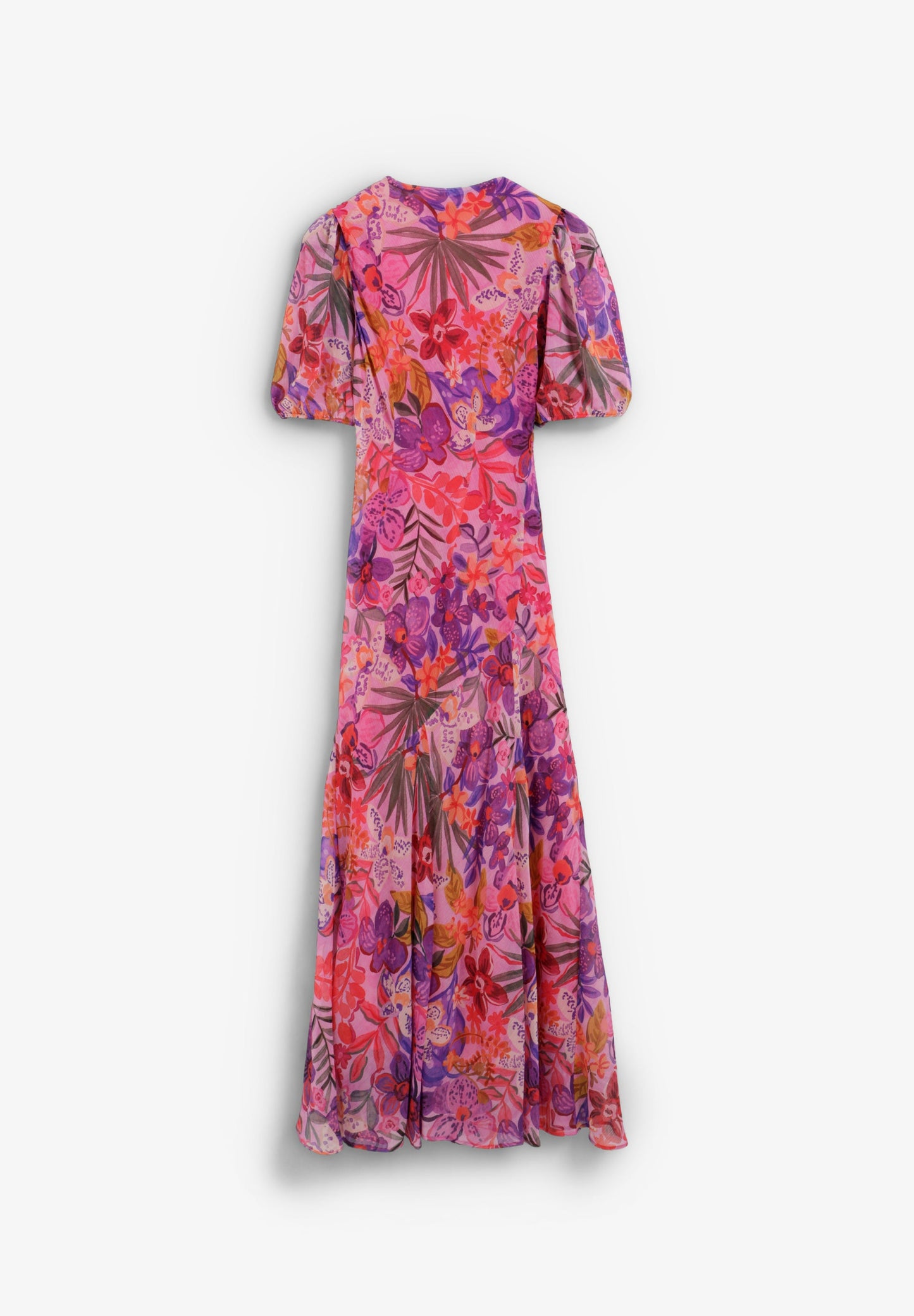 FLORAL PRINT MAXI DRESS
