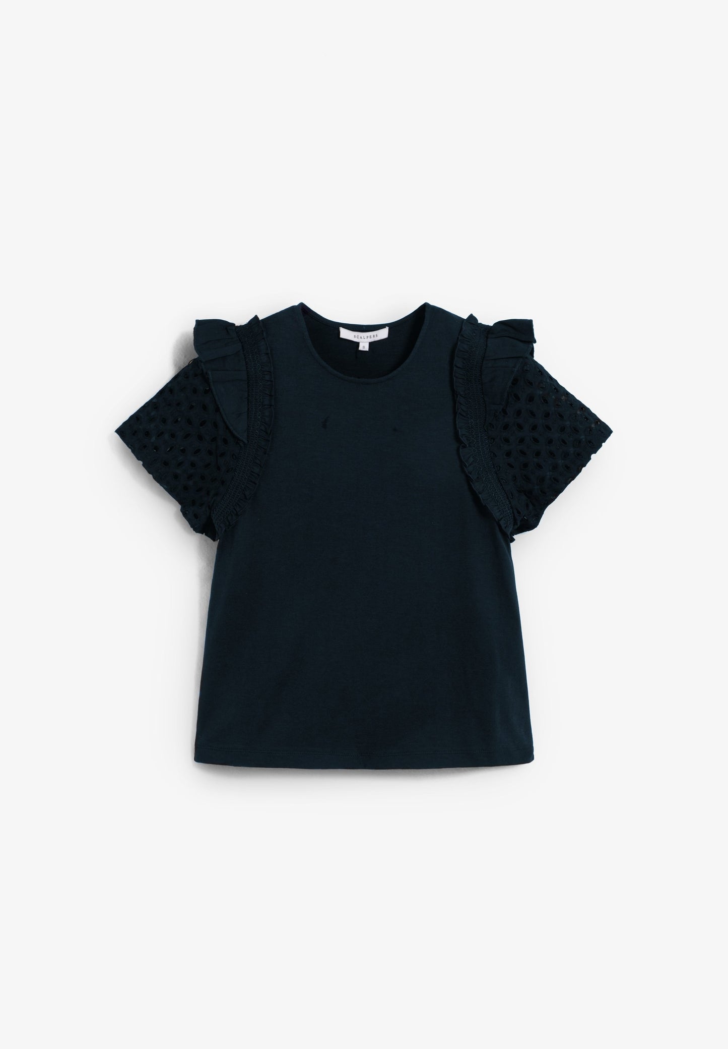 OPENWORK SLEEVE T-SHIRT