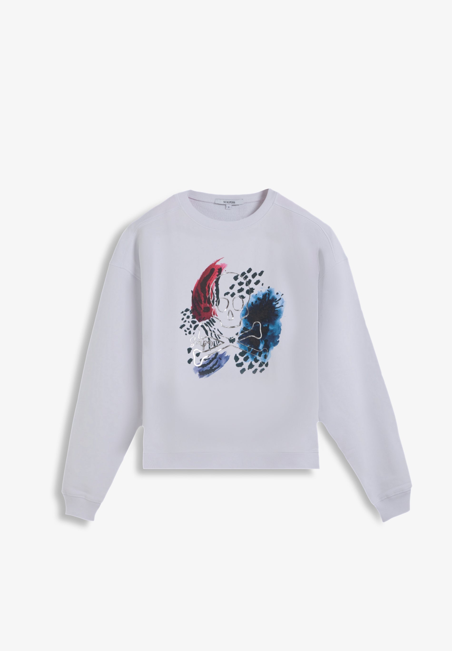 PRINTED SKULL SWEATSHIRT