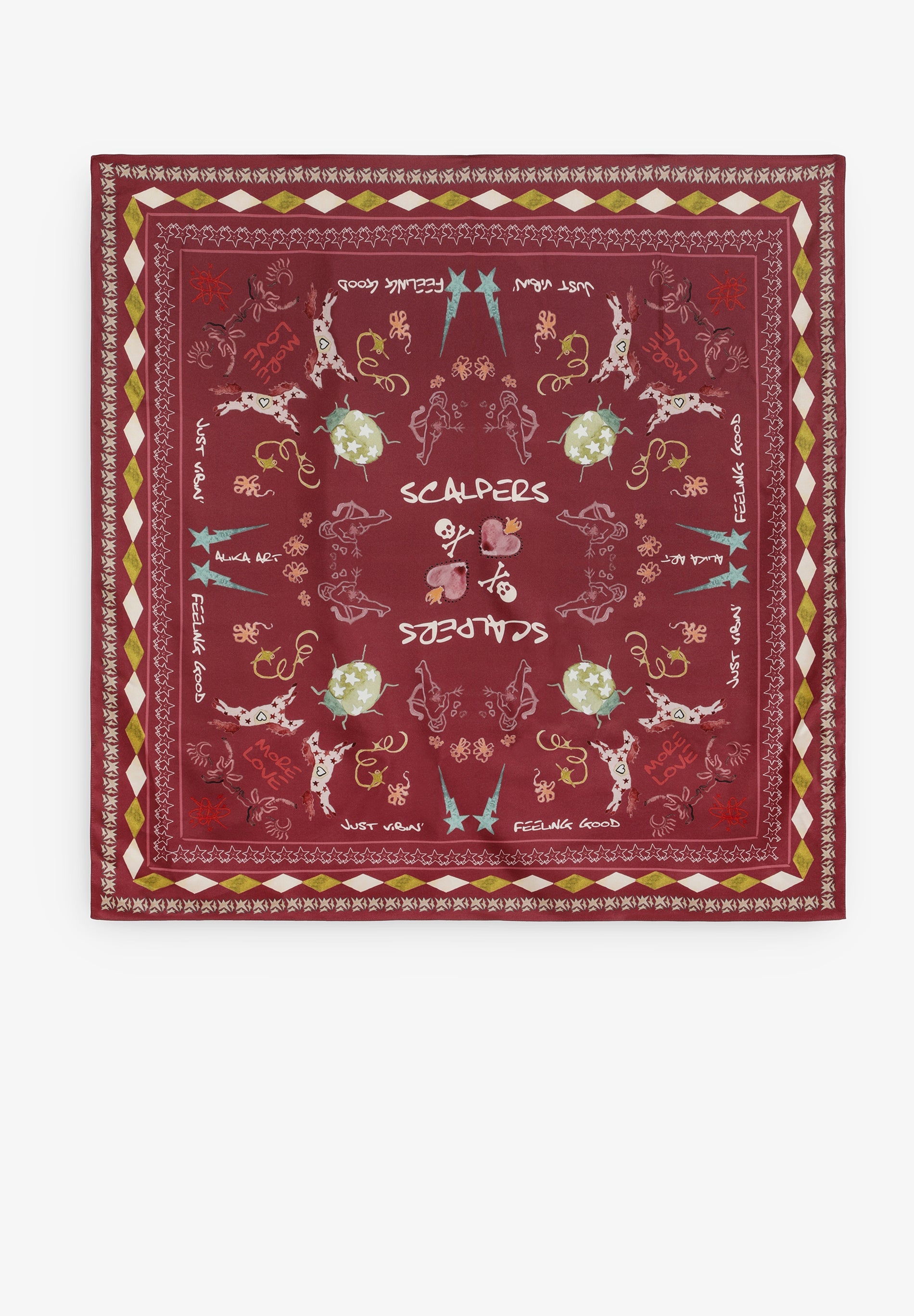 100% SILK PRINTED HANDKERCHIEF