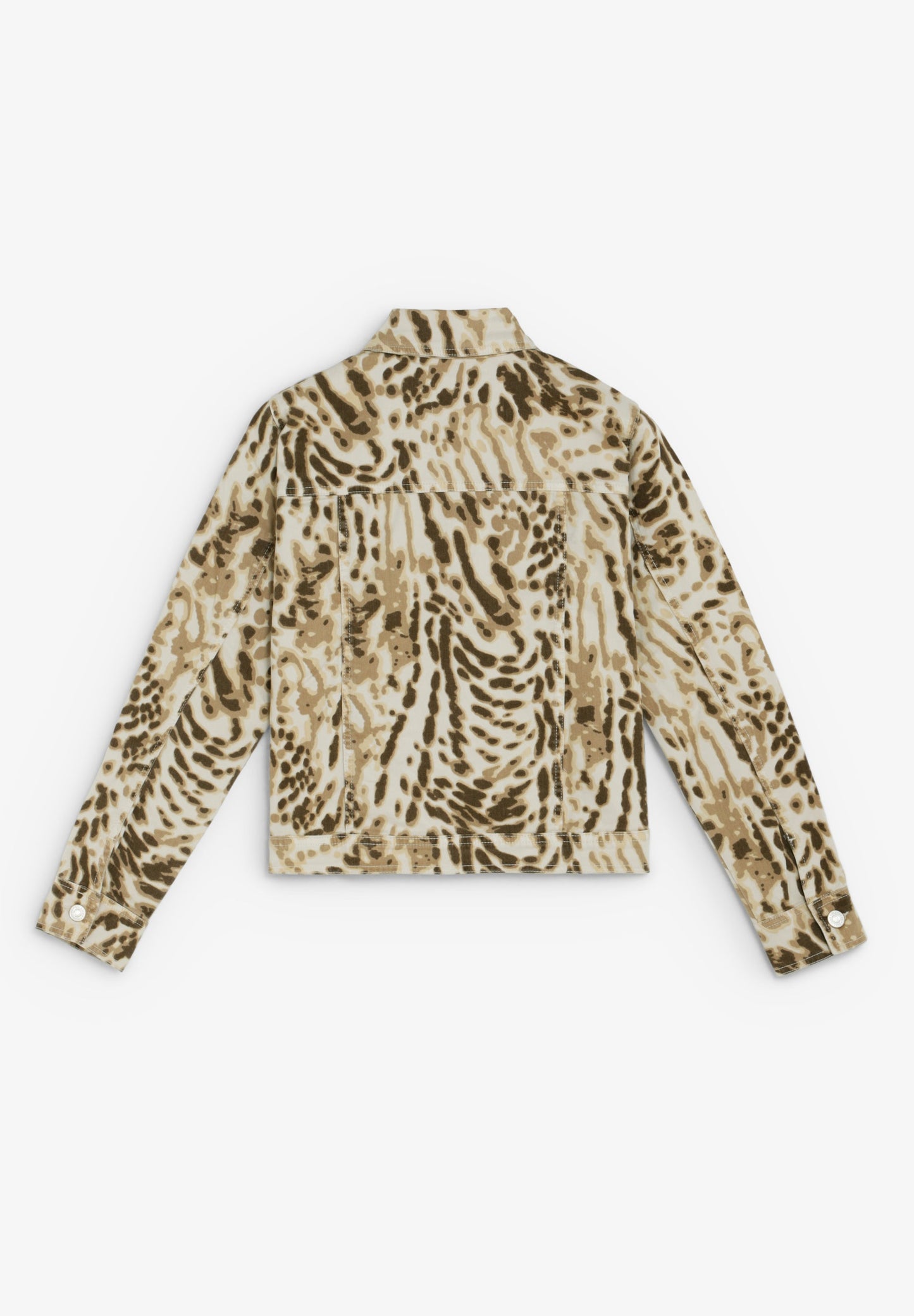 ANIMAL PRINT DENIM JACKET