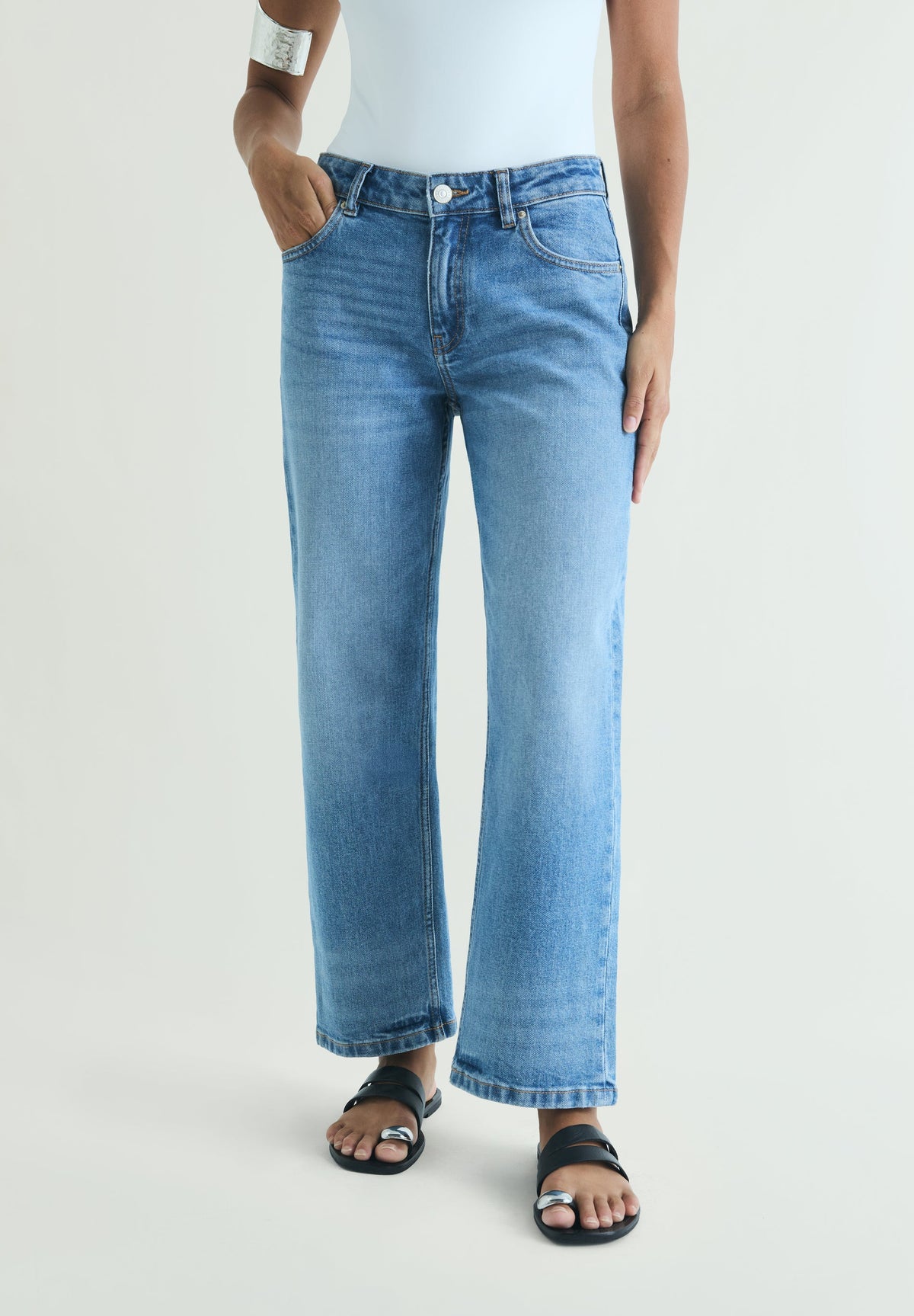 SCSTRAIGHT LOW WAIST PANT
