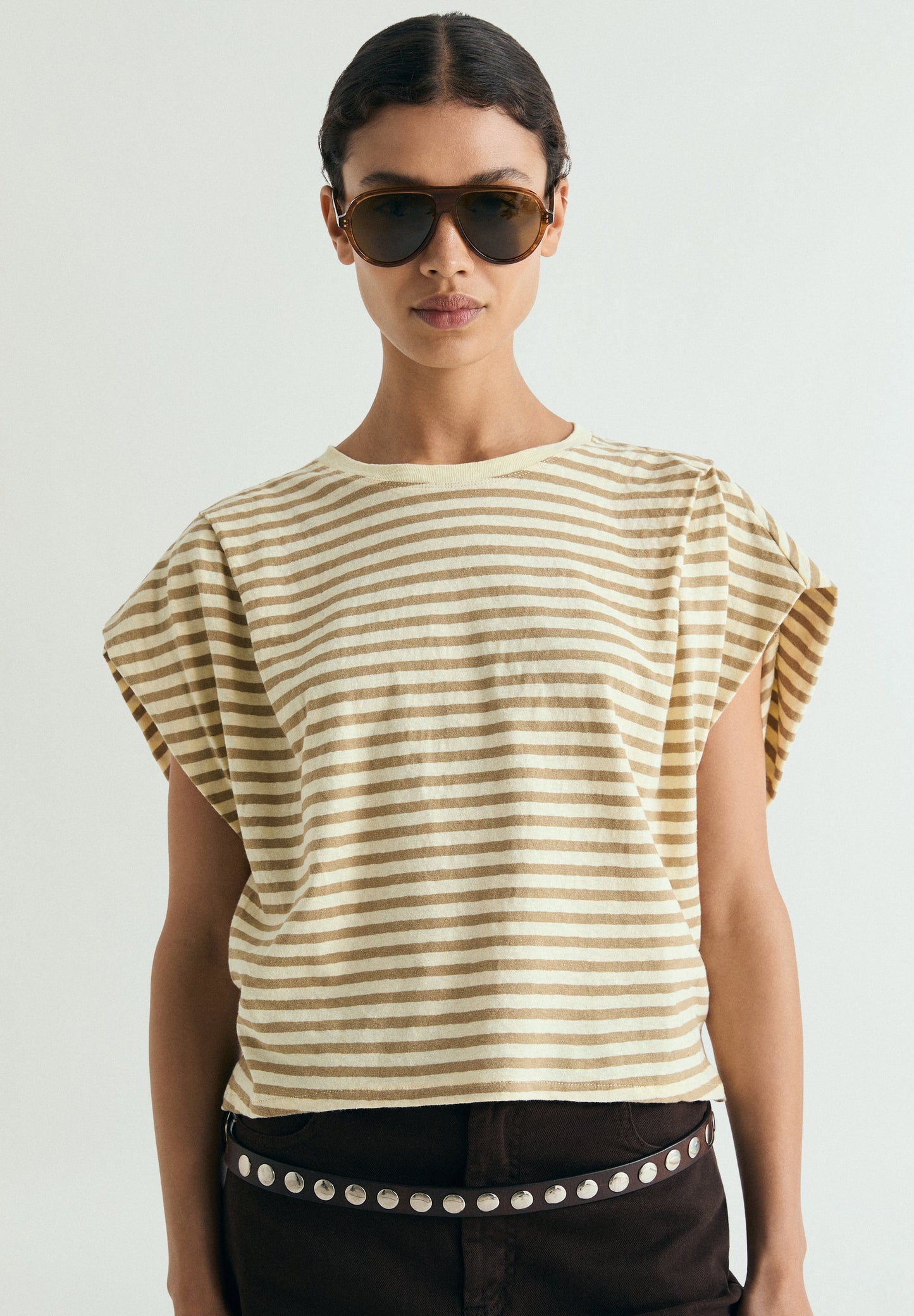 SCPLEATS LINEN TEE
