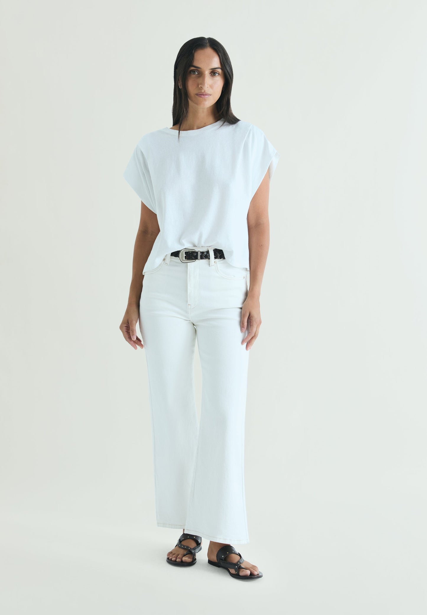 T-SHIRT WITH PLEAT DETAIL