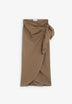 LINEN SARONG WITH FRINGED DETAIL