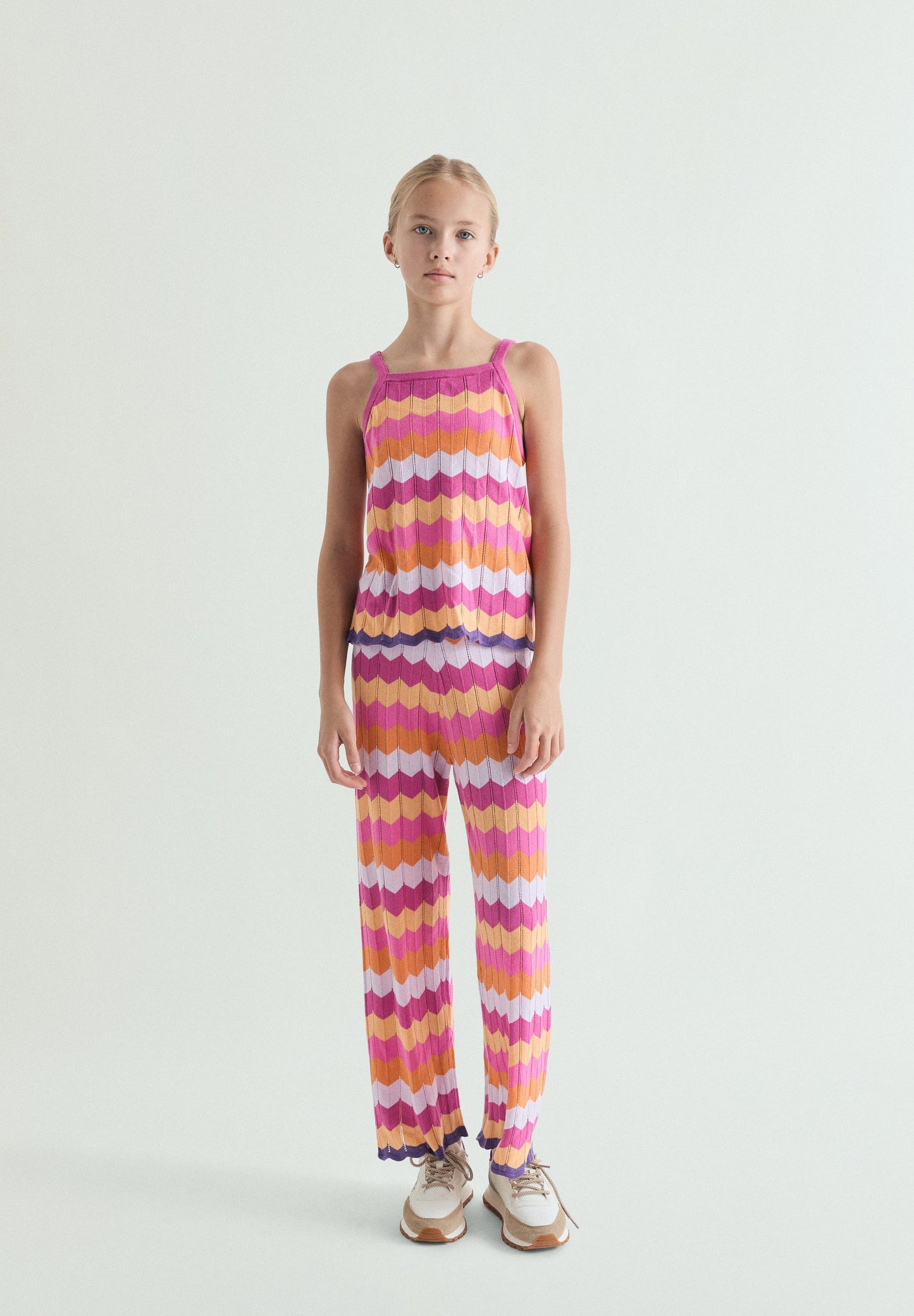 MULTICOLOURED KNIT TOP