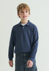 KNIT POLO SWEATER