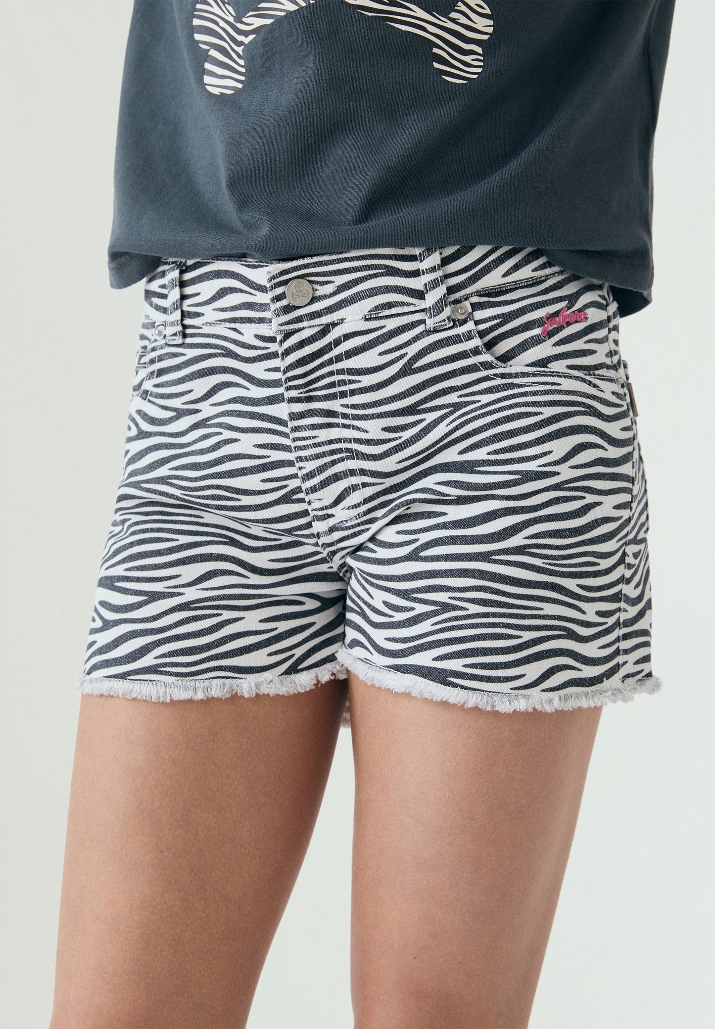ANIMAL PRINT SHORTS