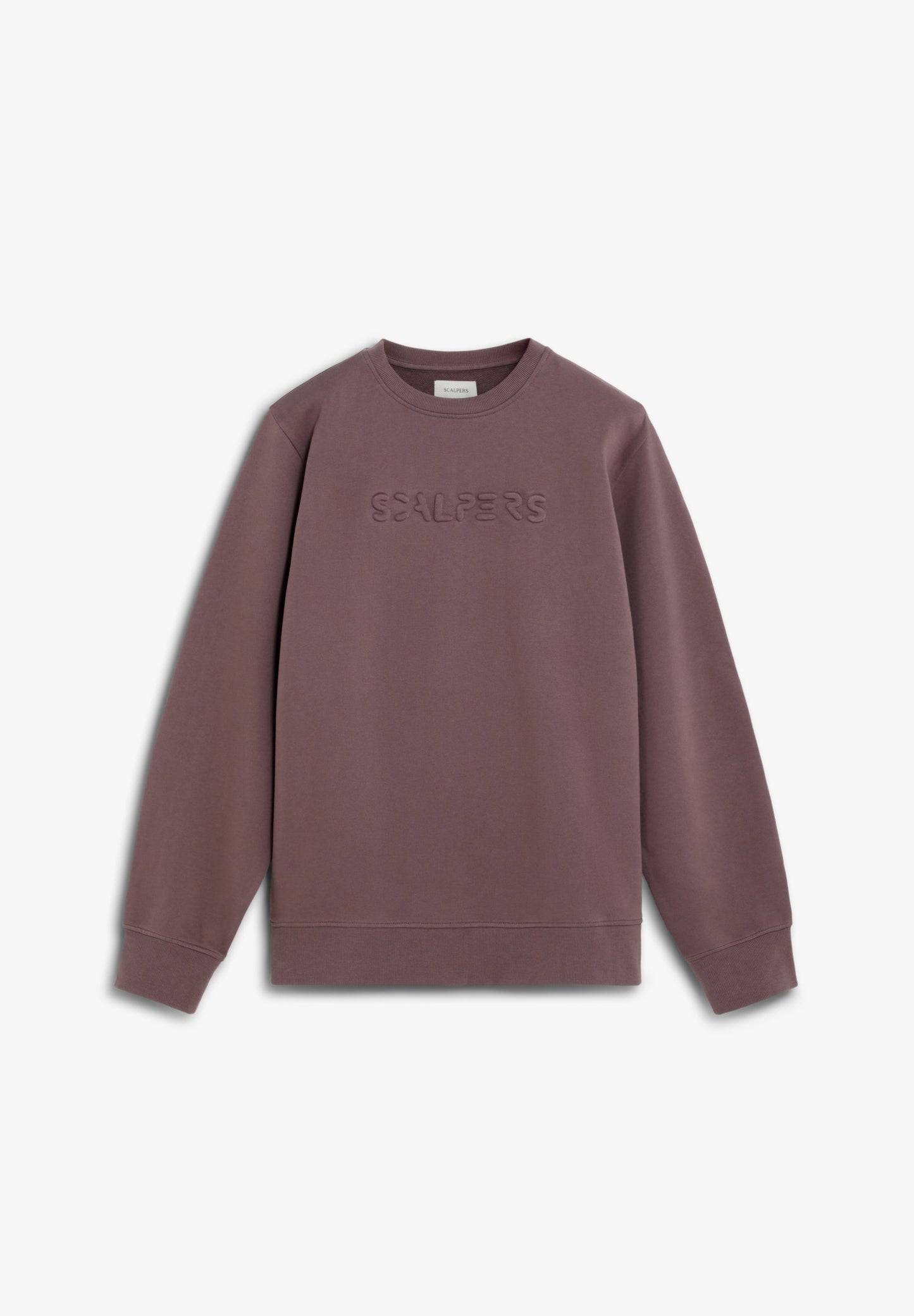 SWEATSHIRT WITH EMBOSSED SKULL