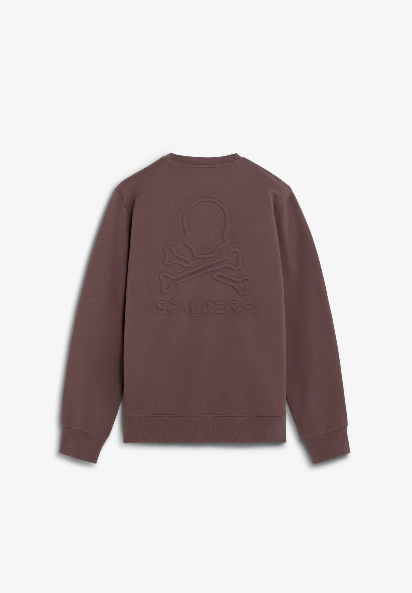 SWEATSHIRT WITH EMBOSSED SKULL