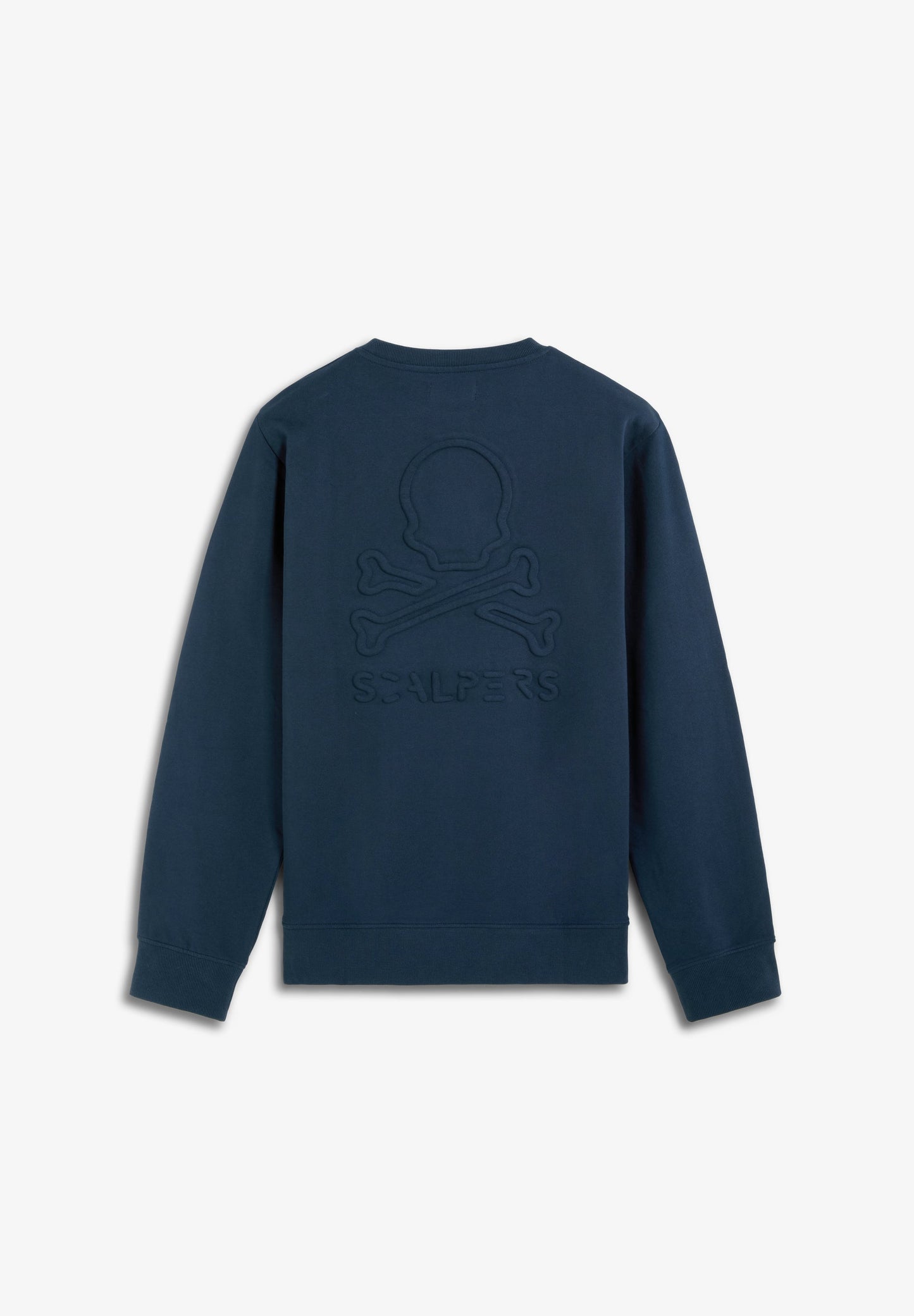 SWEATSHIRT WITH EMBOSSED SKULL
