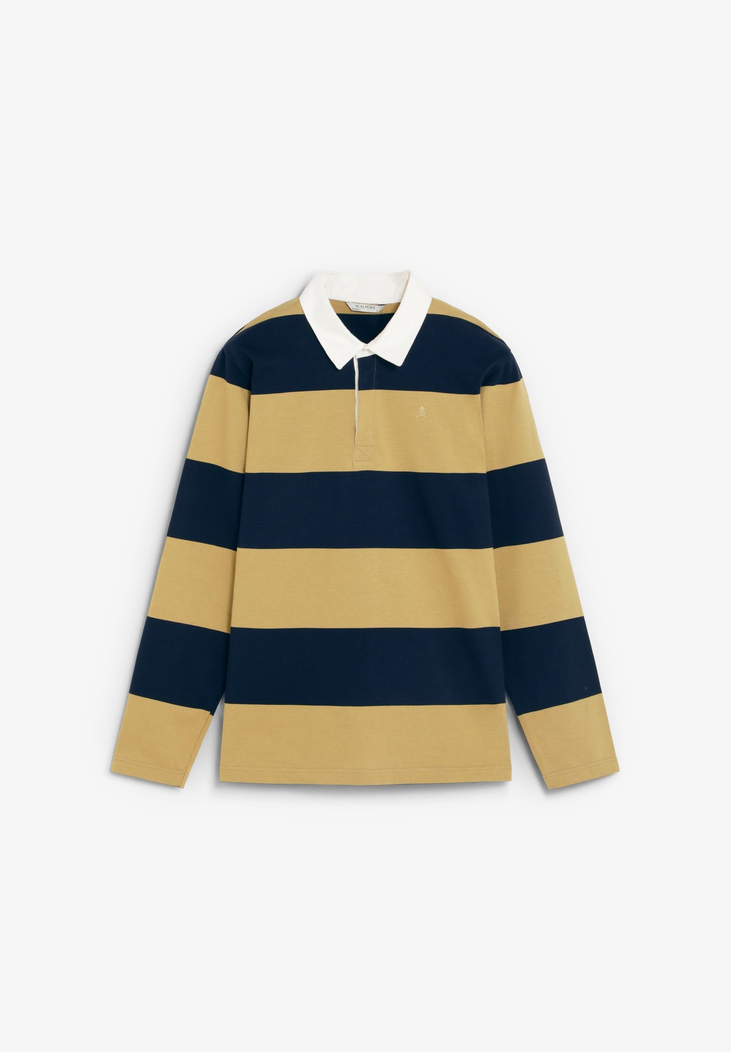 CONTRAST STRIPED POLO SHIRT